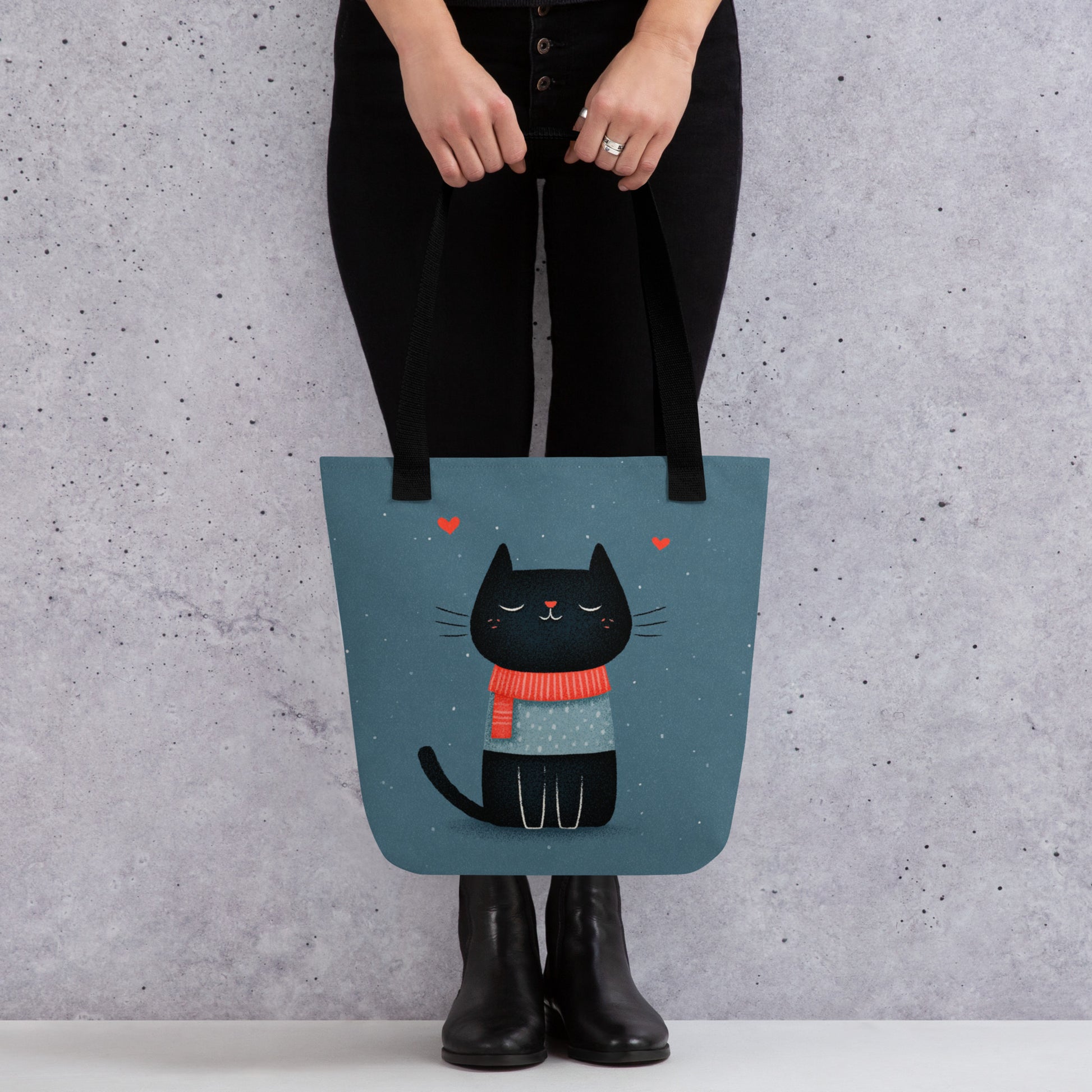 Tote Bag Shopping "CHAT LOVE" - French Bazar - 1318082_4533