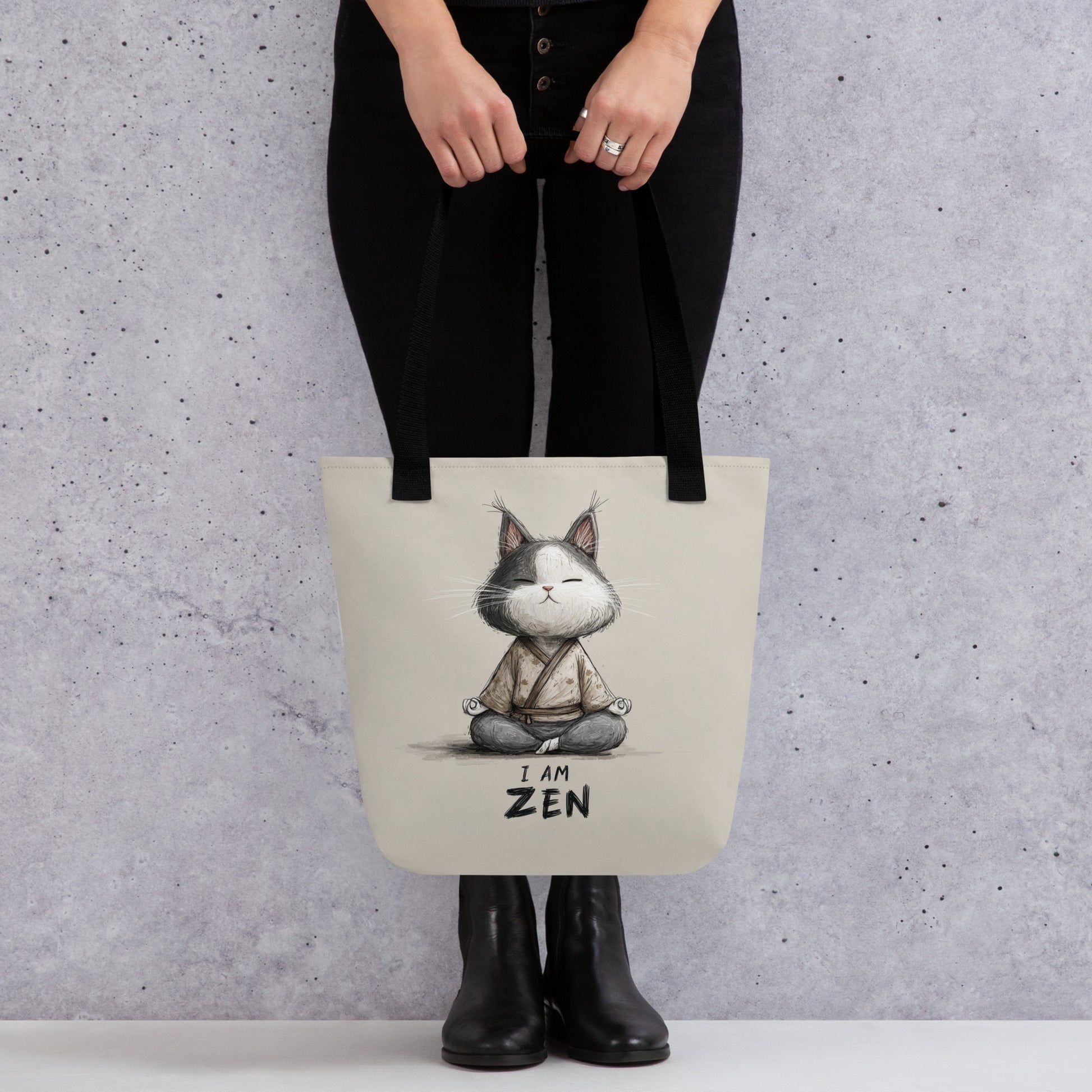 Tote Bag Shopping "I AM ZEN" - French Bazar - 7664811_4533