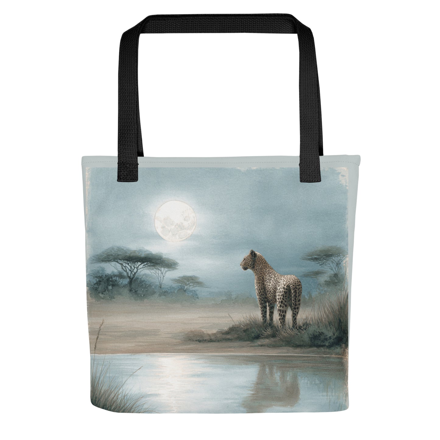 Tote Bag Shopping "LÉOPARD AU CRÉPUSCULE" - French Bazar - 6277220_4533