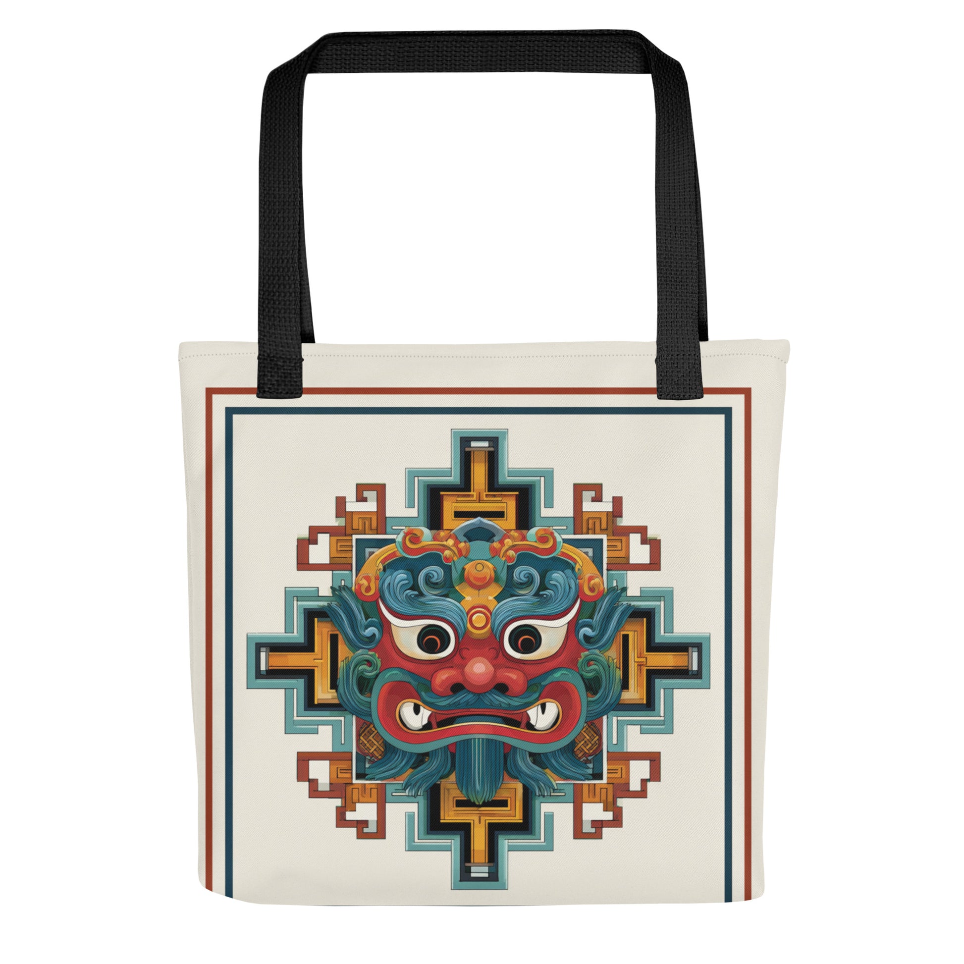 Tote Bag Shopping "MASQUE CHINOIS" - French Bazar - 4425824_4533