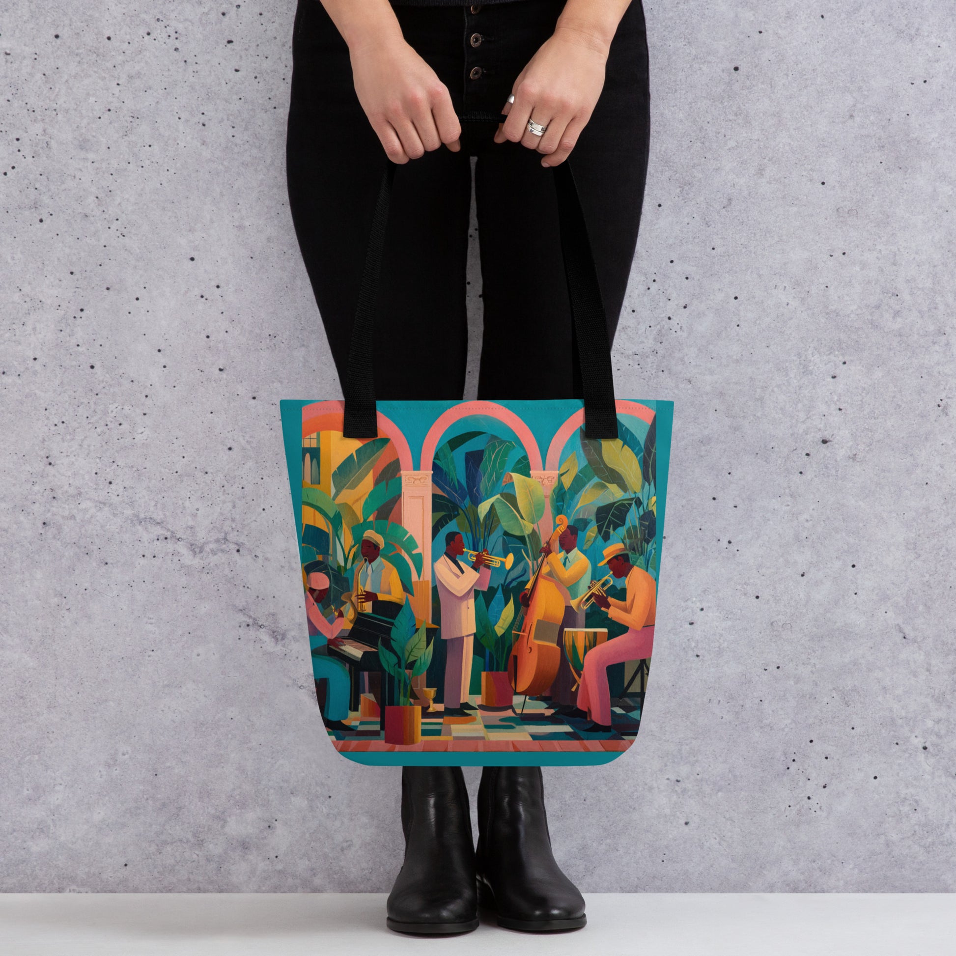 Tote Bag Shopping "JAZZ ORCHESTRA" - French Bazar - 6251578_4533