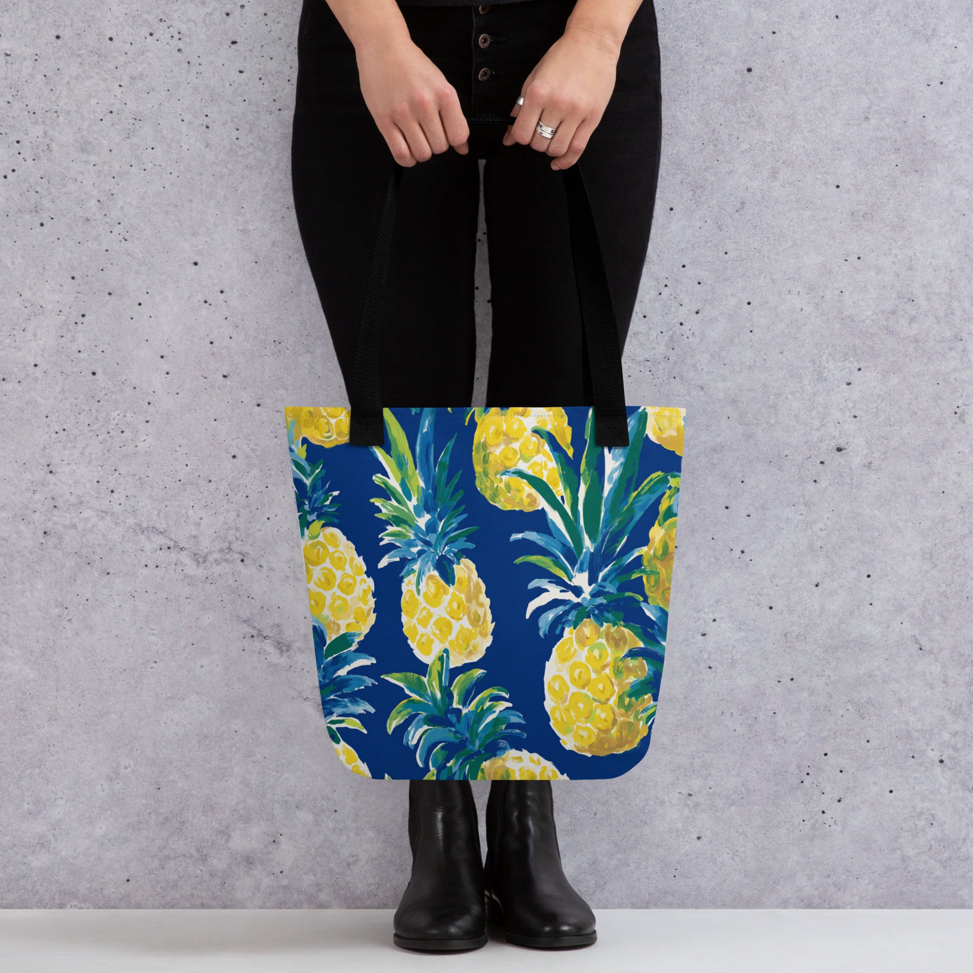 Tote Bag Shopping "ANANAS" - French Bazar - 5289920_4533