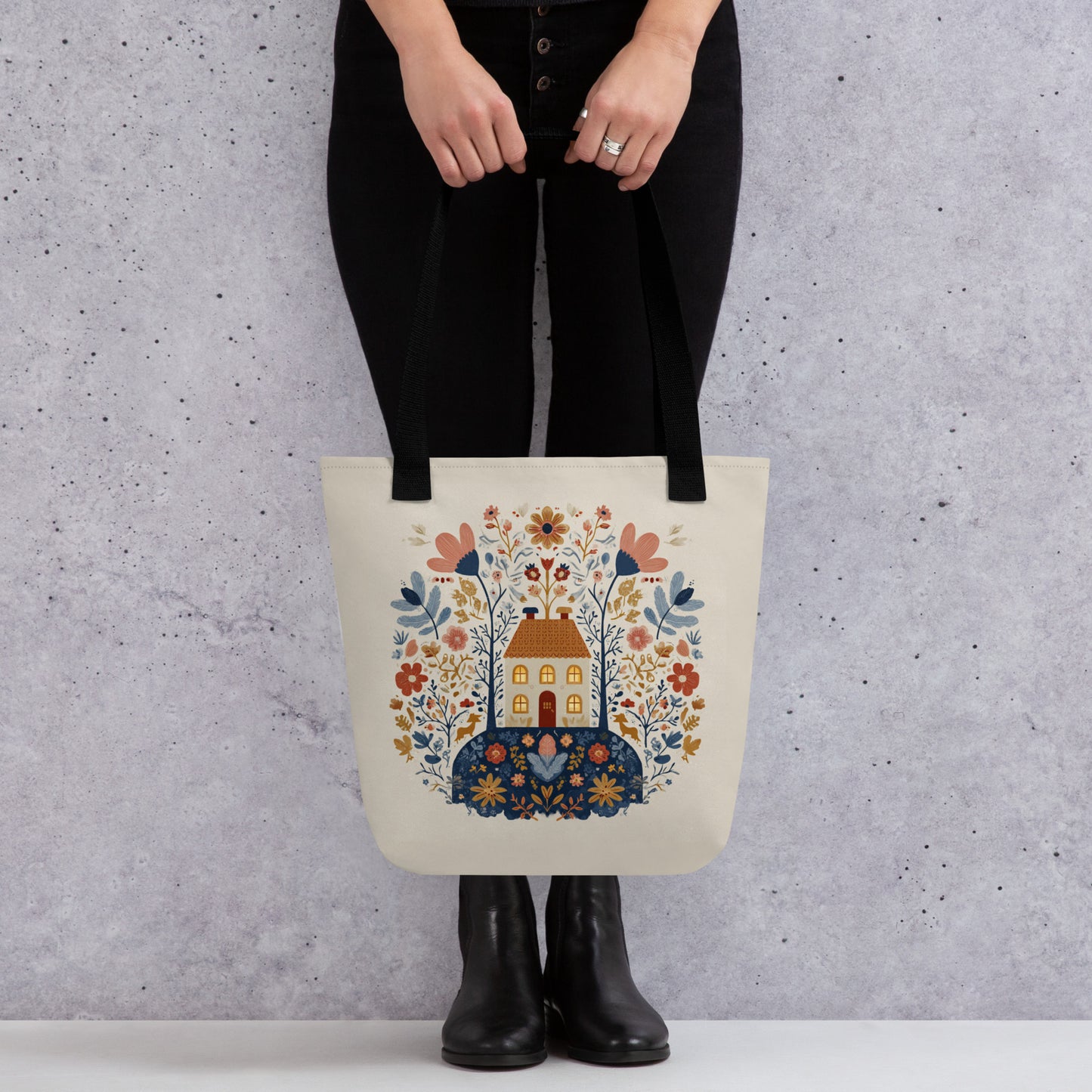 Tote Bag Shopping "SCANDINAVIAN HOME" - French Bazar - 8136605_4533