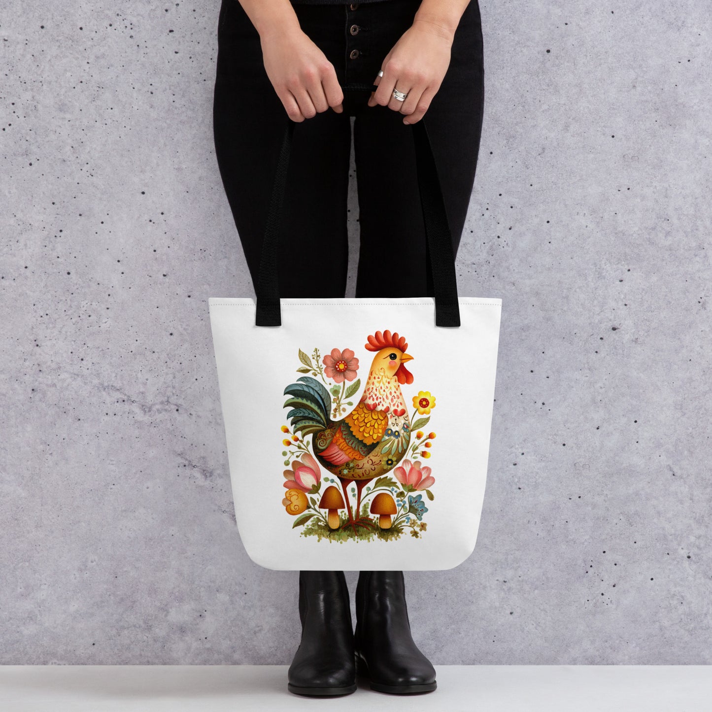 Tote Bag Shopping "ART CHICKEN"