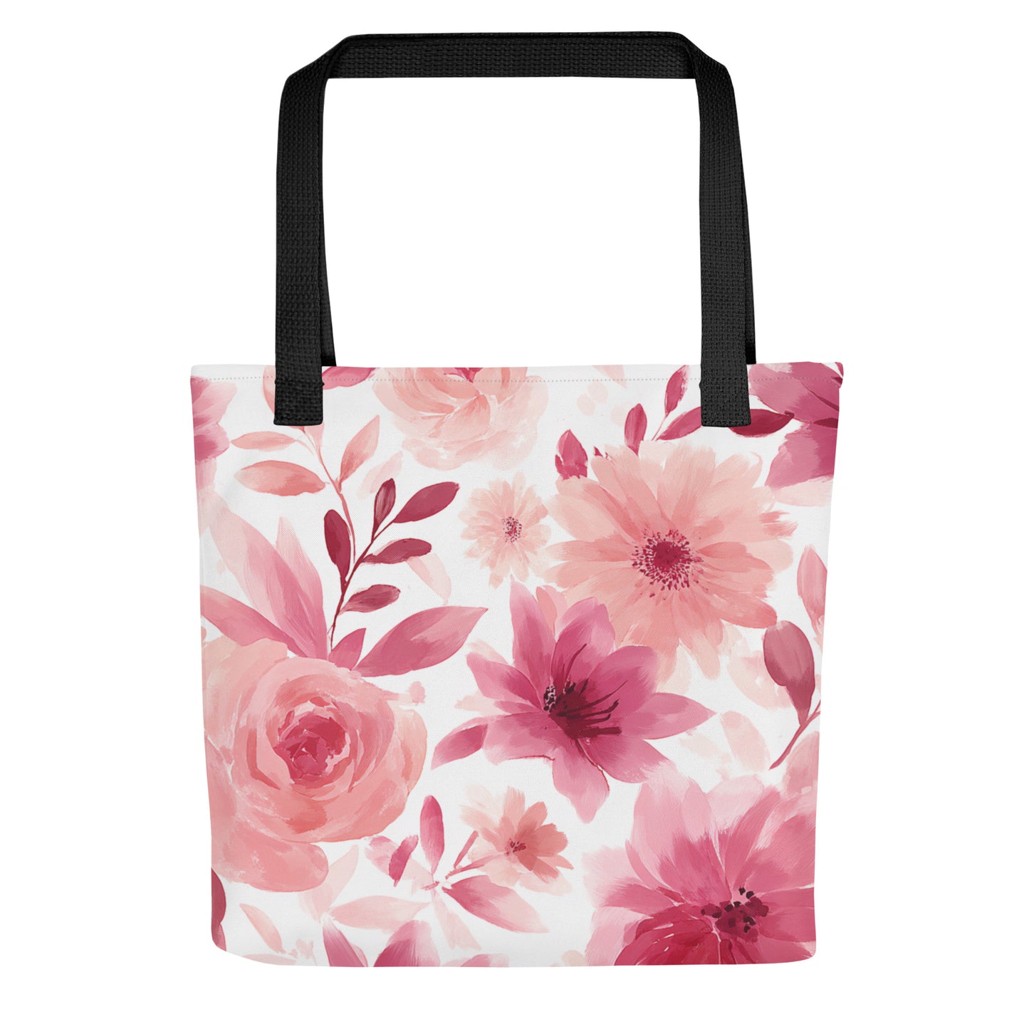 Tote Bag Shopping "PINK FLOWERS"