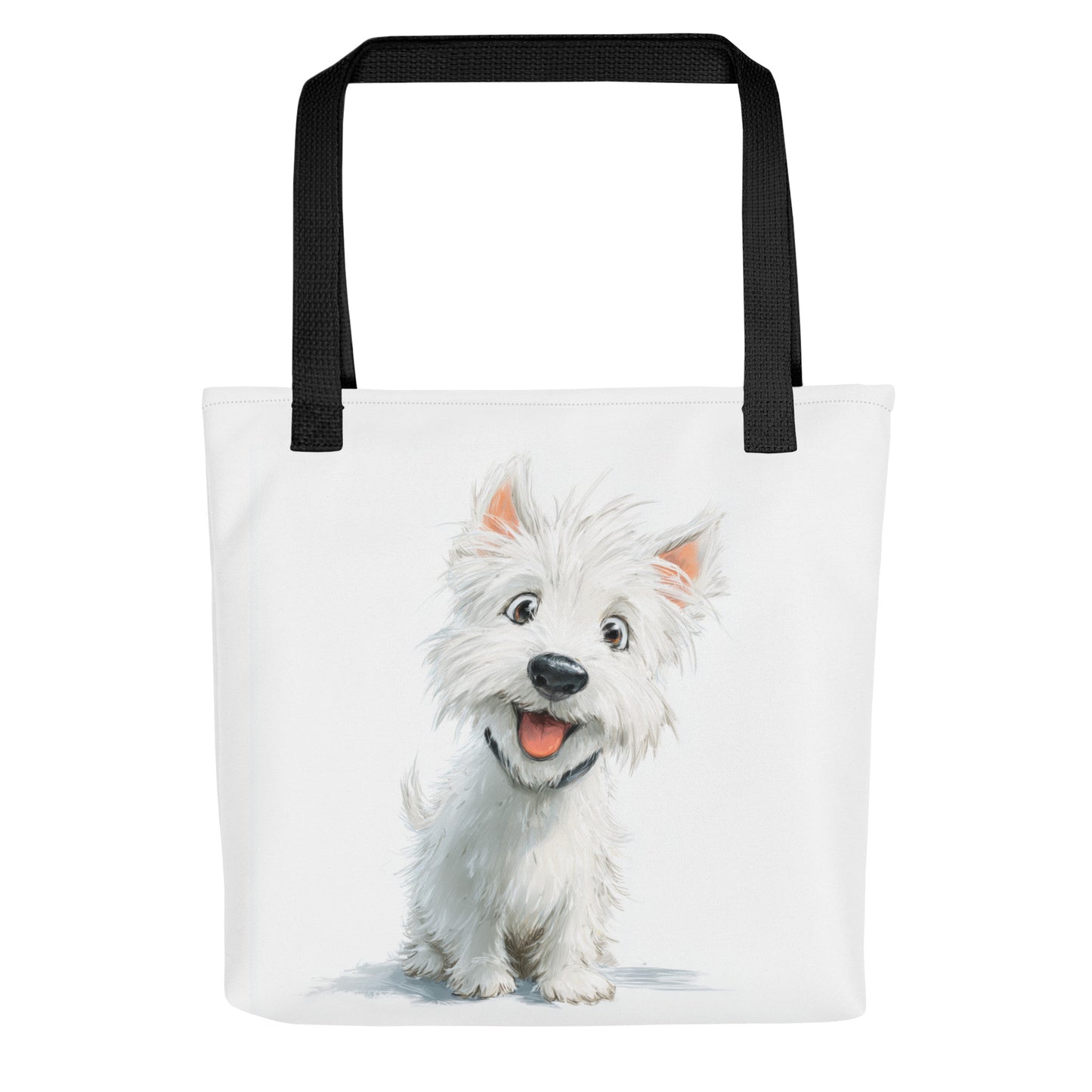 Tote Bag Shopping "TOUTOU BLANC"