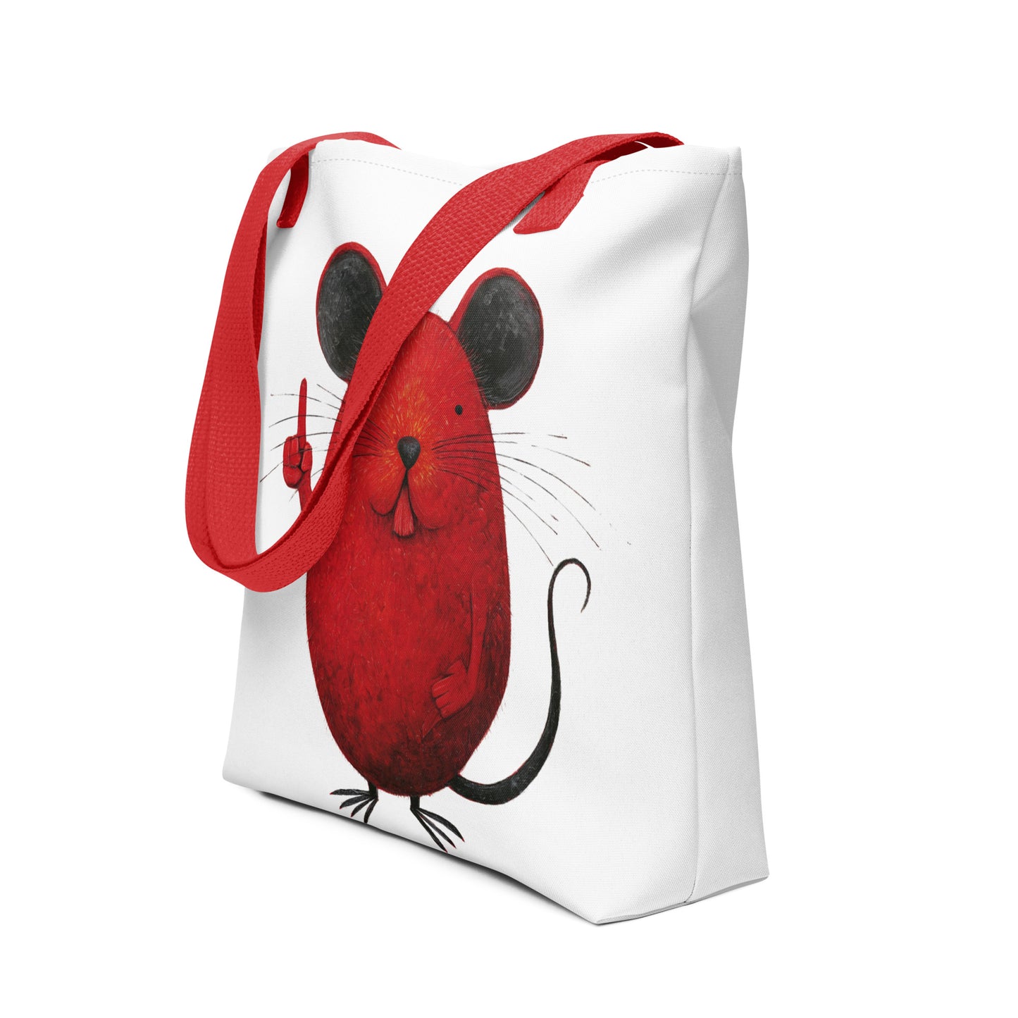 Tote Bag Shopping "RED MOUSE" - French Bazar - 5387152_8904