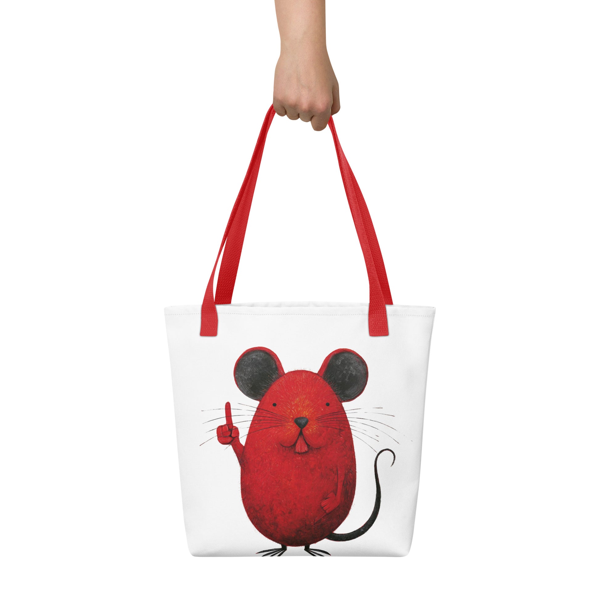 Tote Bag Shopping "RED MOUSE" - French Bazar - 5387152_4533