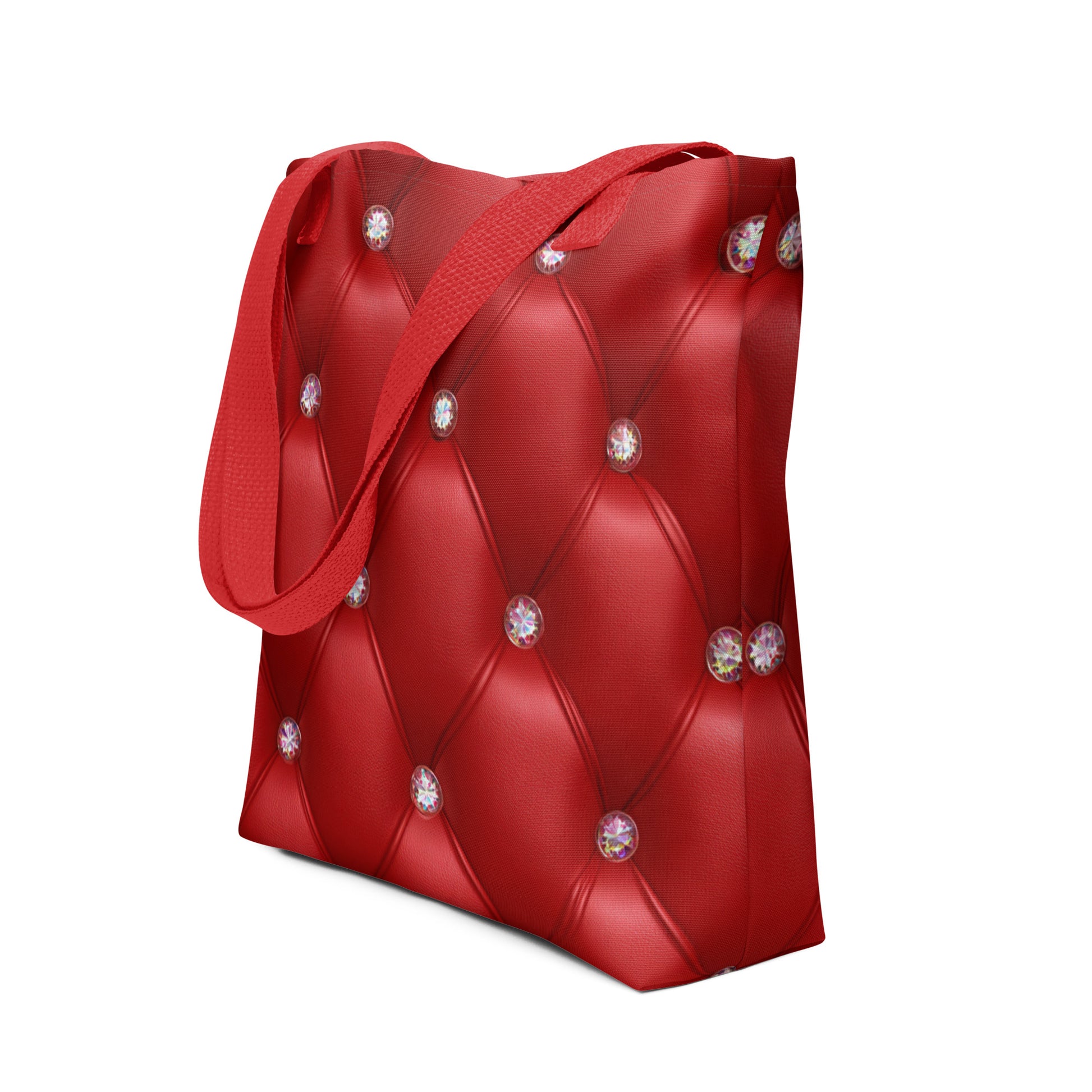 Tote Bag Shopping "STYLE MATELASSÉ ROUGE" - French Bazar - 4139678_8904