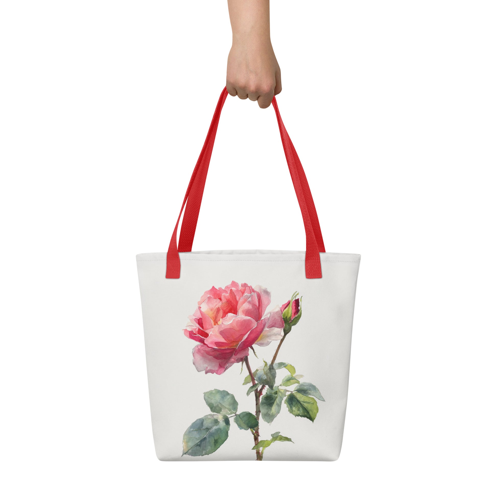 Tote Bag Shopping "BEAUTIFUL ROSE" - French Bazar - 6917184_4533