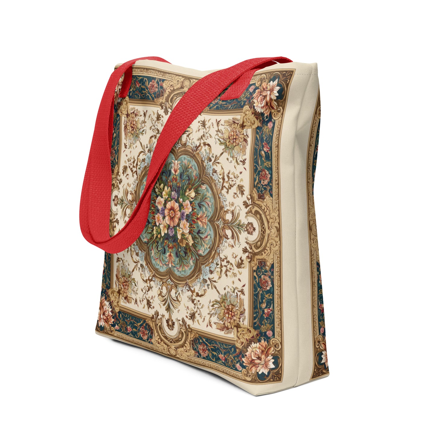 Tote Bag Shopping "CARRÉ FLEURI" - French Bazar - 2971279_8904