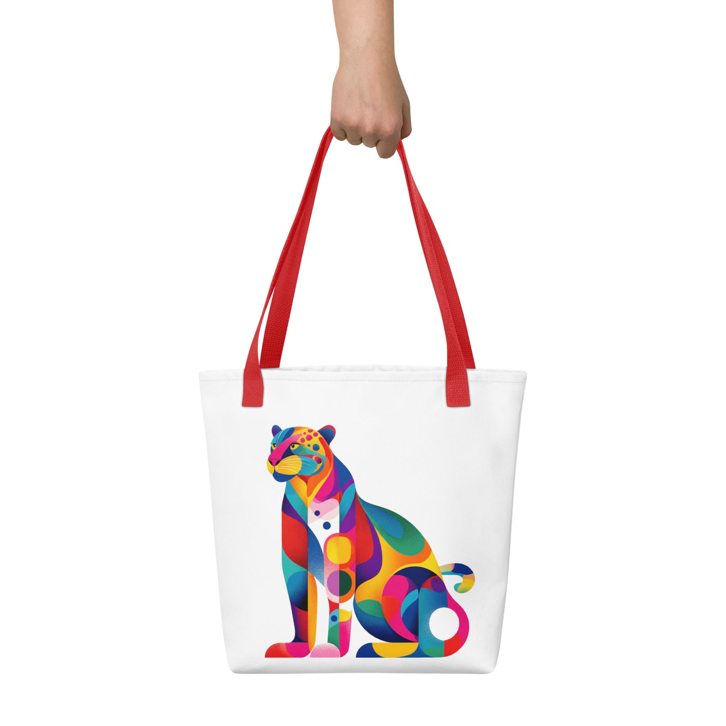 Tote Bag Shopping "COLORFUL JAGUAR" - French Bazar - 2788349_4533