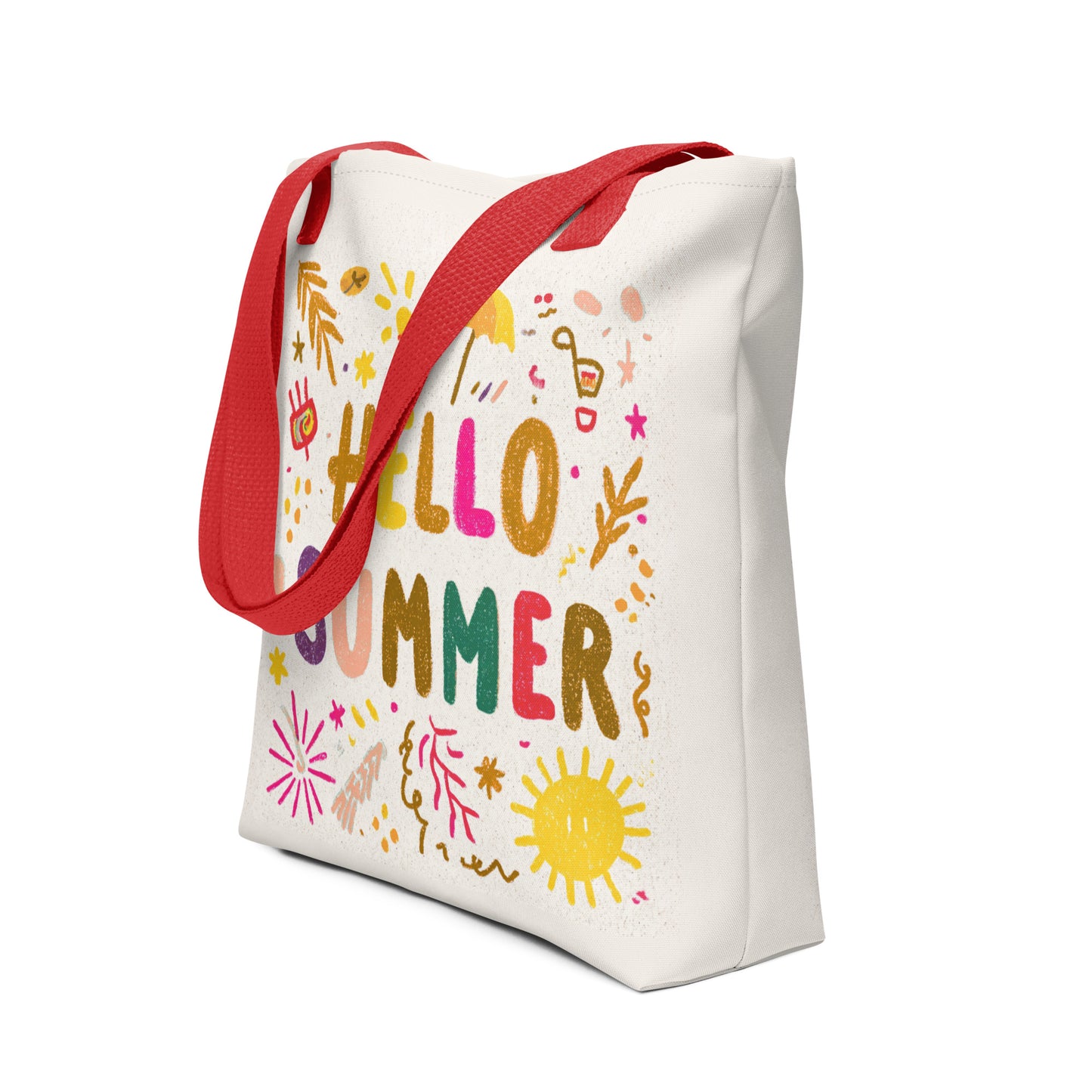 Tote Bag Shopping "HELLO SUMMER" - French Bazar - 8964015_8904