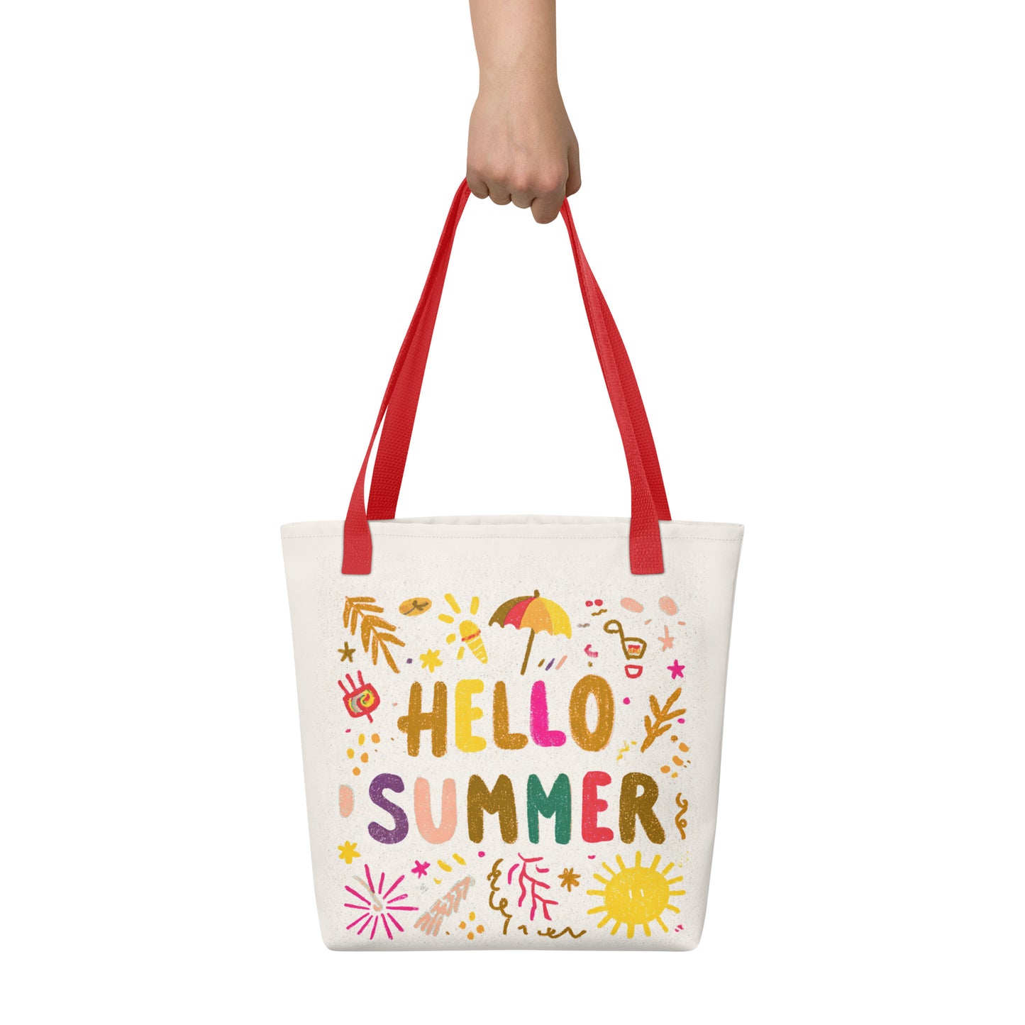 Tote Bag Shopping "HELLO SUMMER" - French Bazar - 8964015_4533