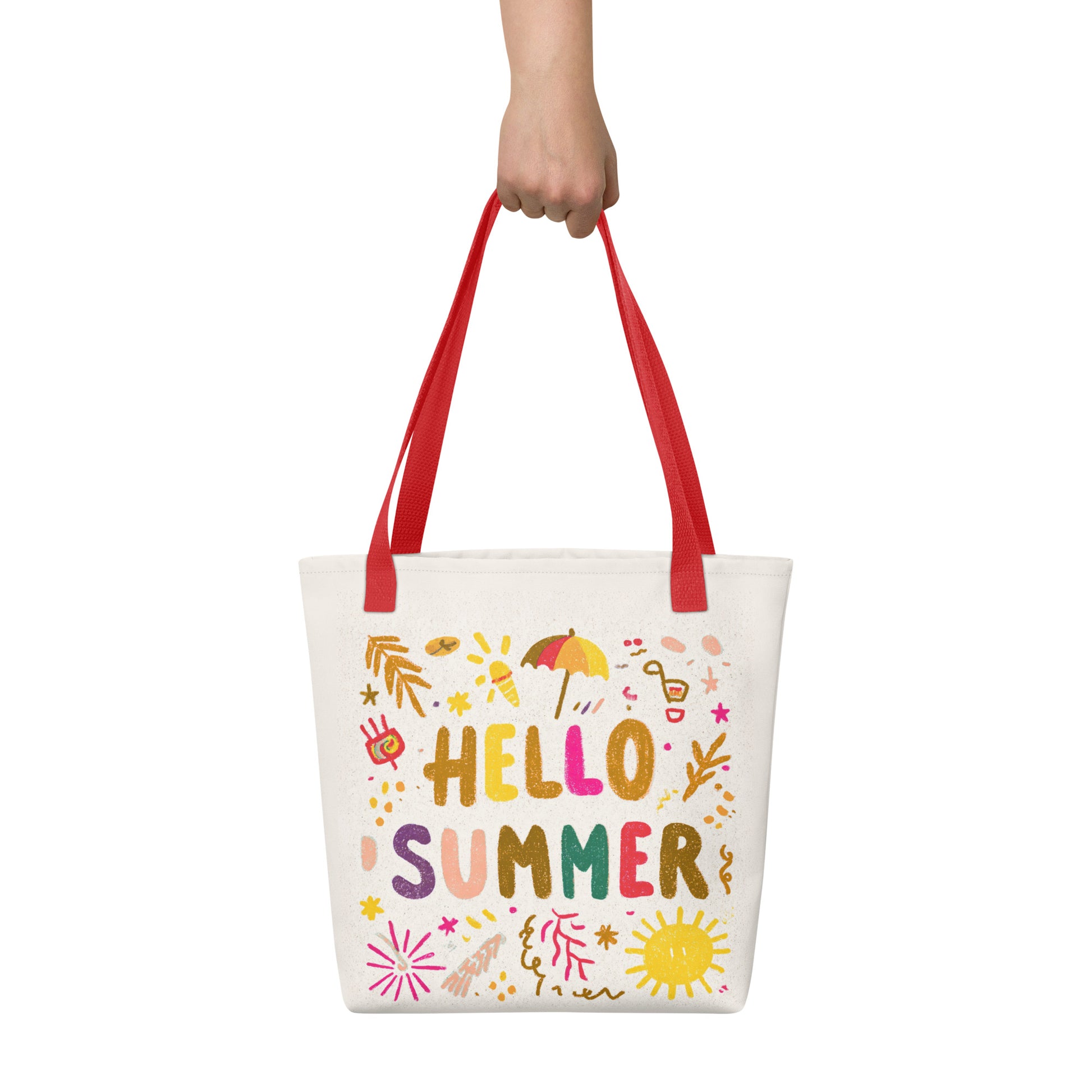 Tote Bag Shopping "HELLO SUMMER" - French Bazar - 8964015_4533