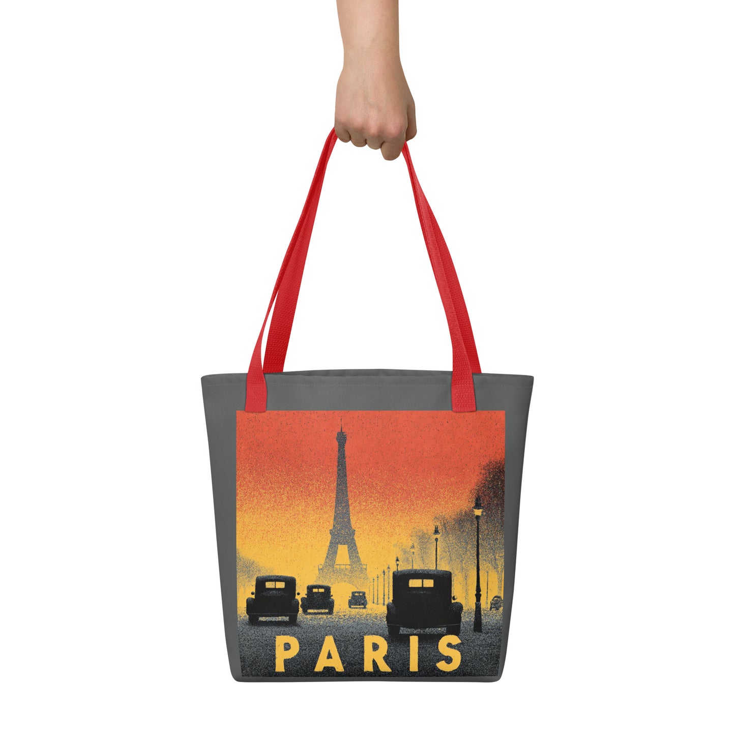 Tote Bag Shopping "PARIS RETRO STREET" - French Bazar - 3909045_4533