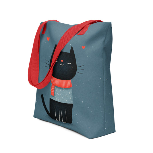 Tote Bag Shopping "CHAT LOVE" - French Bazar - 1318082_8904