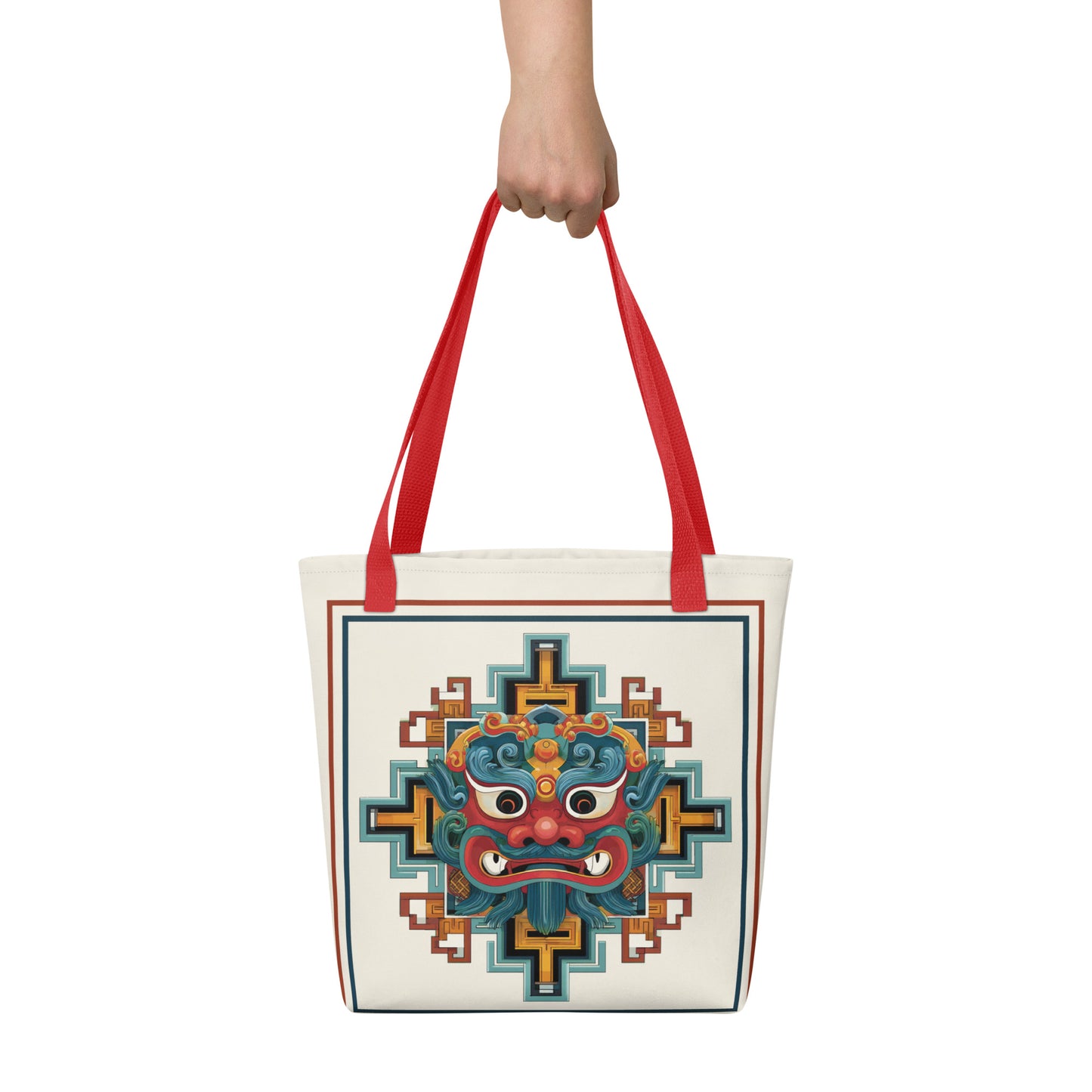 Tote Bag Shopping "MASQUE CHINOIS" - French Bazar - 4425824_4533