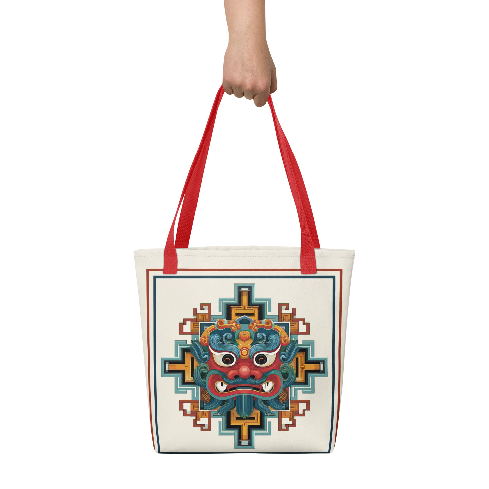 Tote Bag Shopping "MASQUE CHINOIS" - French Bazar - 4425824_4533