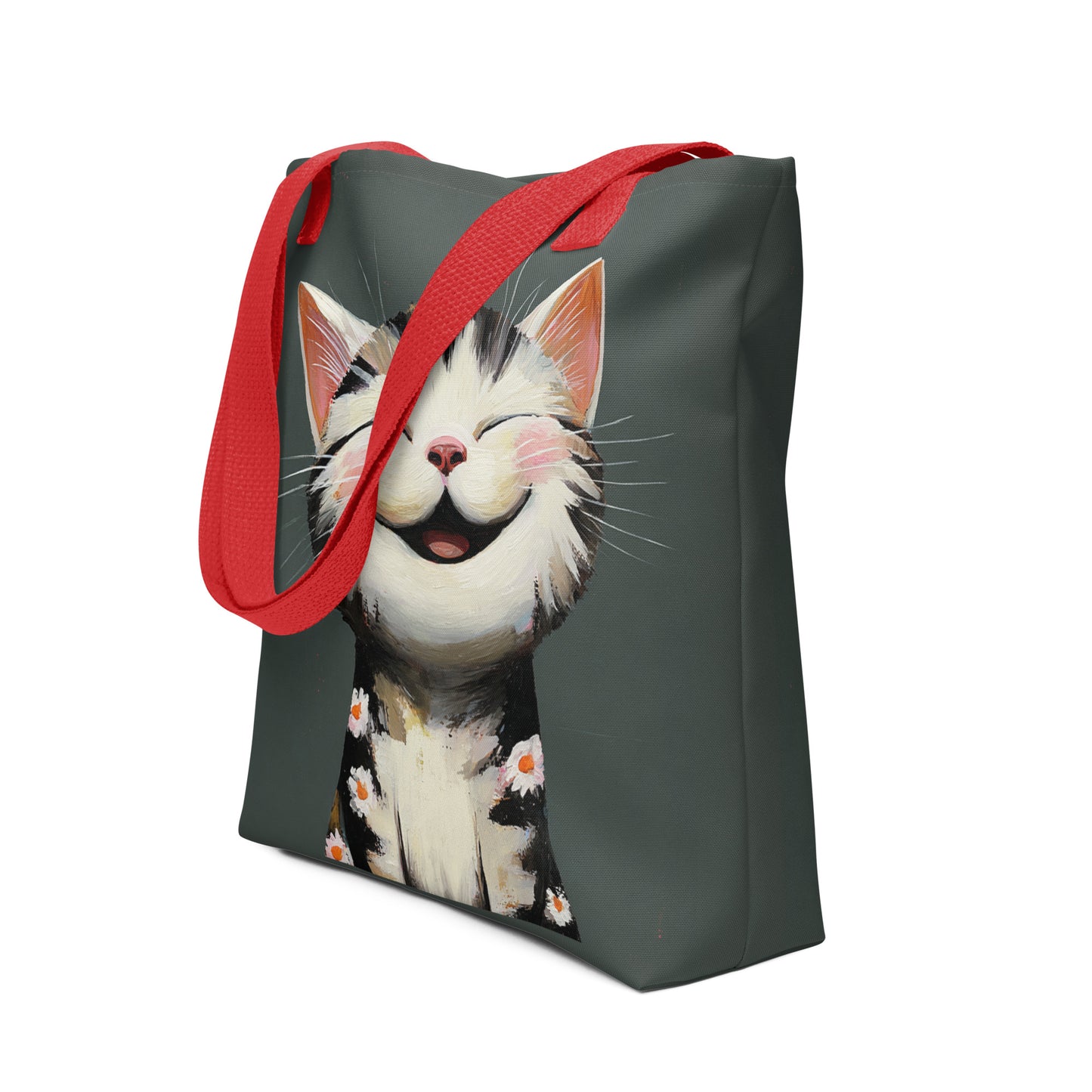 Tote Bag Shopping "LE CHAT RIEUR"