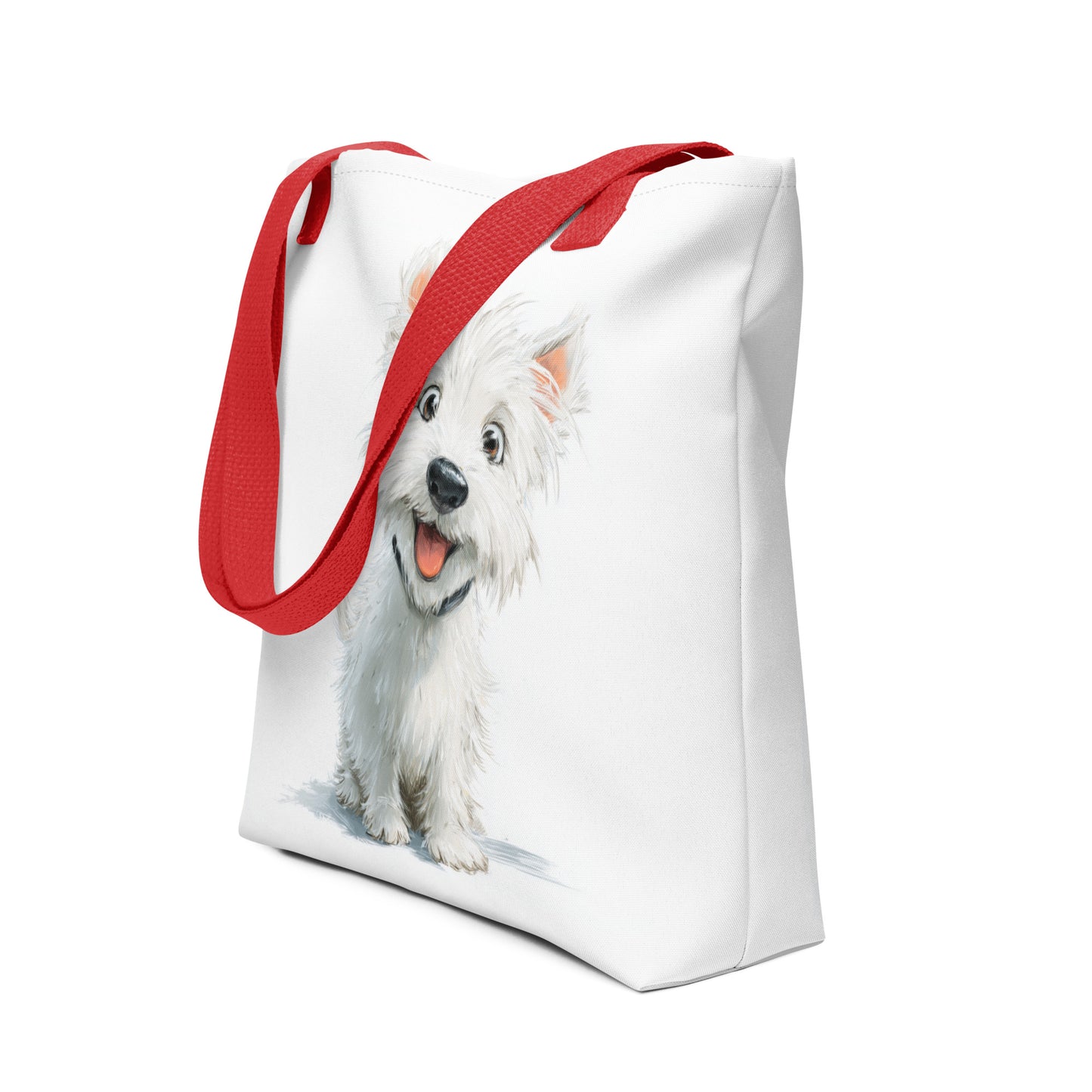Tote Bag Shopping "TOUTOU BLANC"
