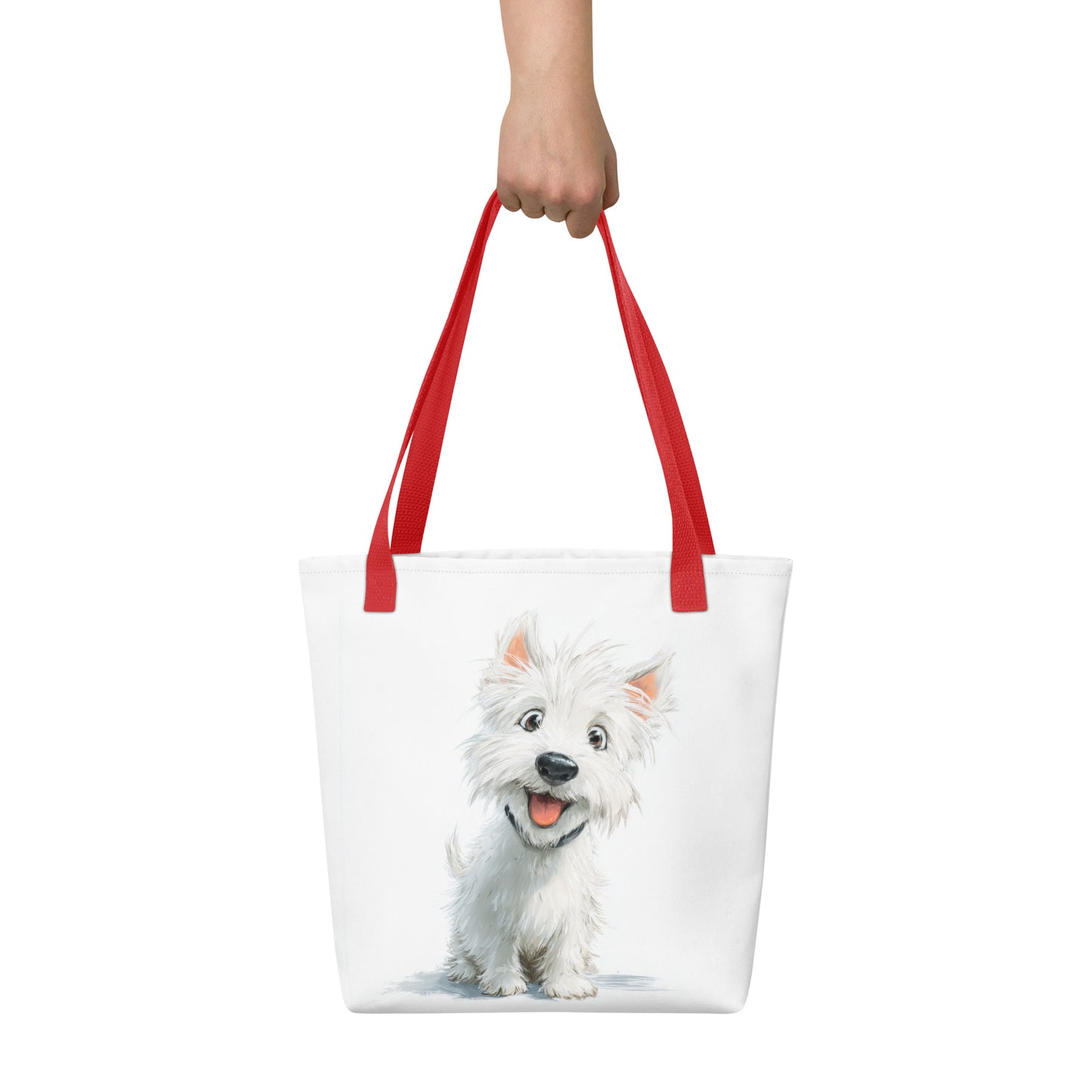 Tote Bag Shopping "TOUTOU BLANC"