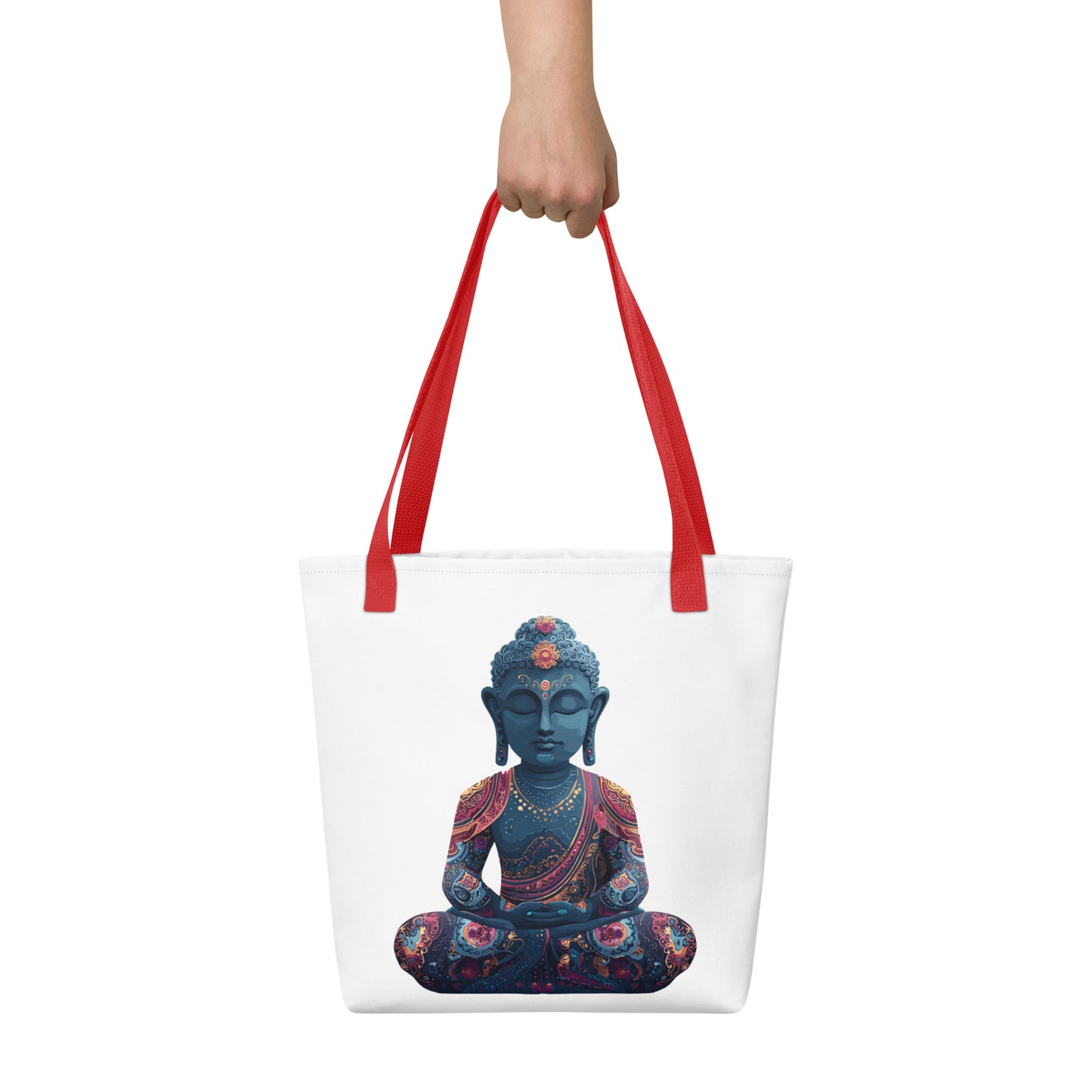 Tote Bag Shopping "BUDDHA BLEU"