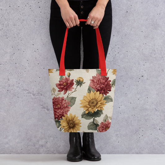 Tote Bag Shopping "CLASSIC FLOWERS"