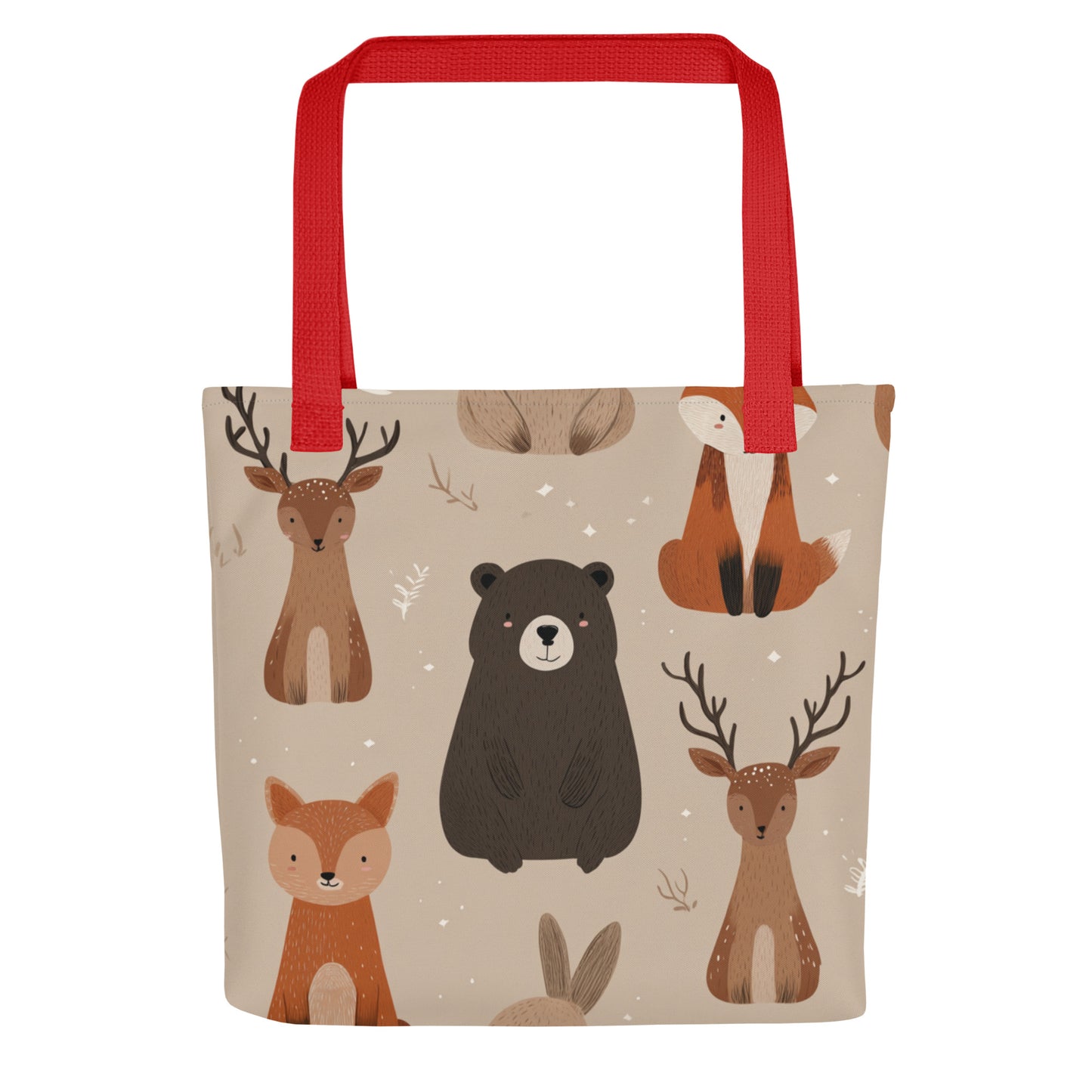 Tote Bag Shopping "ANIMAUX DE LA FORÊT"