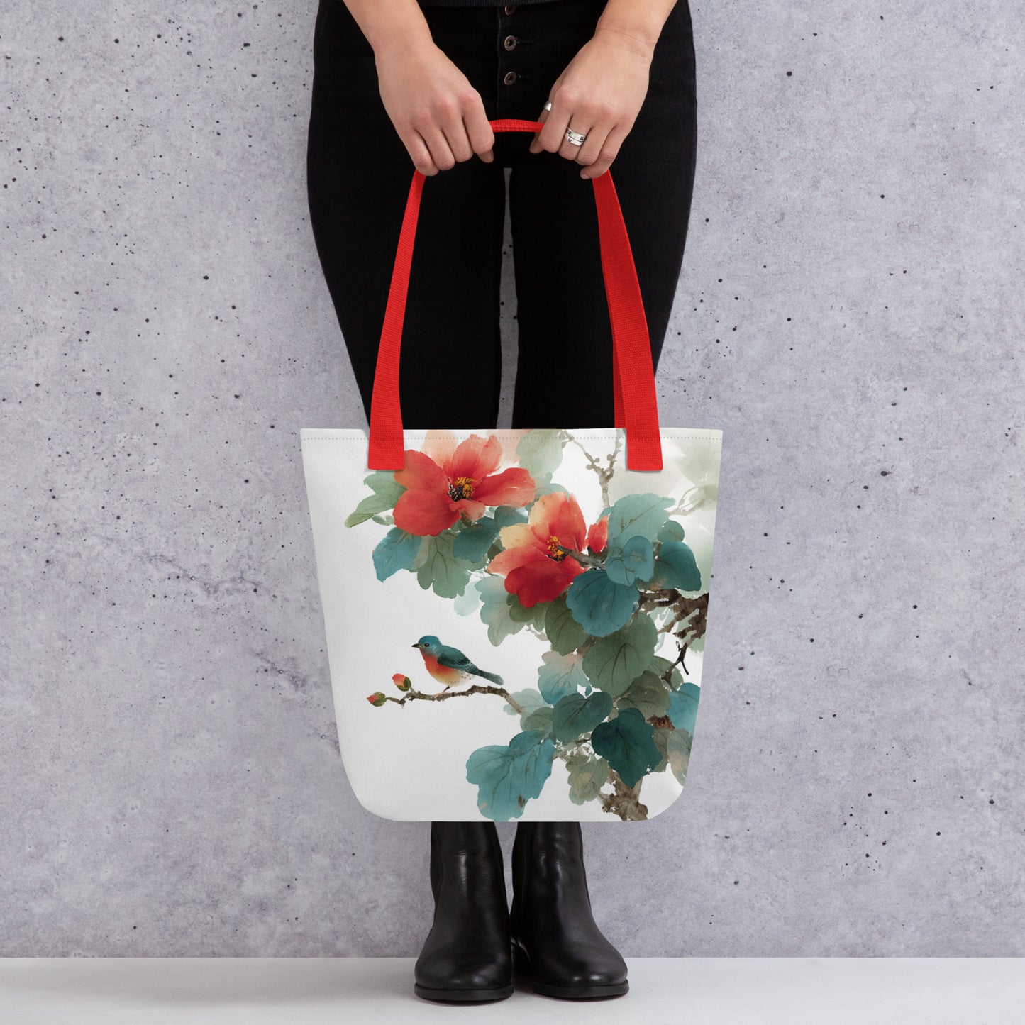 Tote Bag Shopping "CHINESE BIRD"