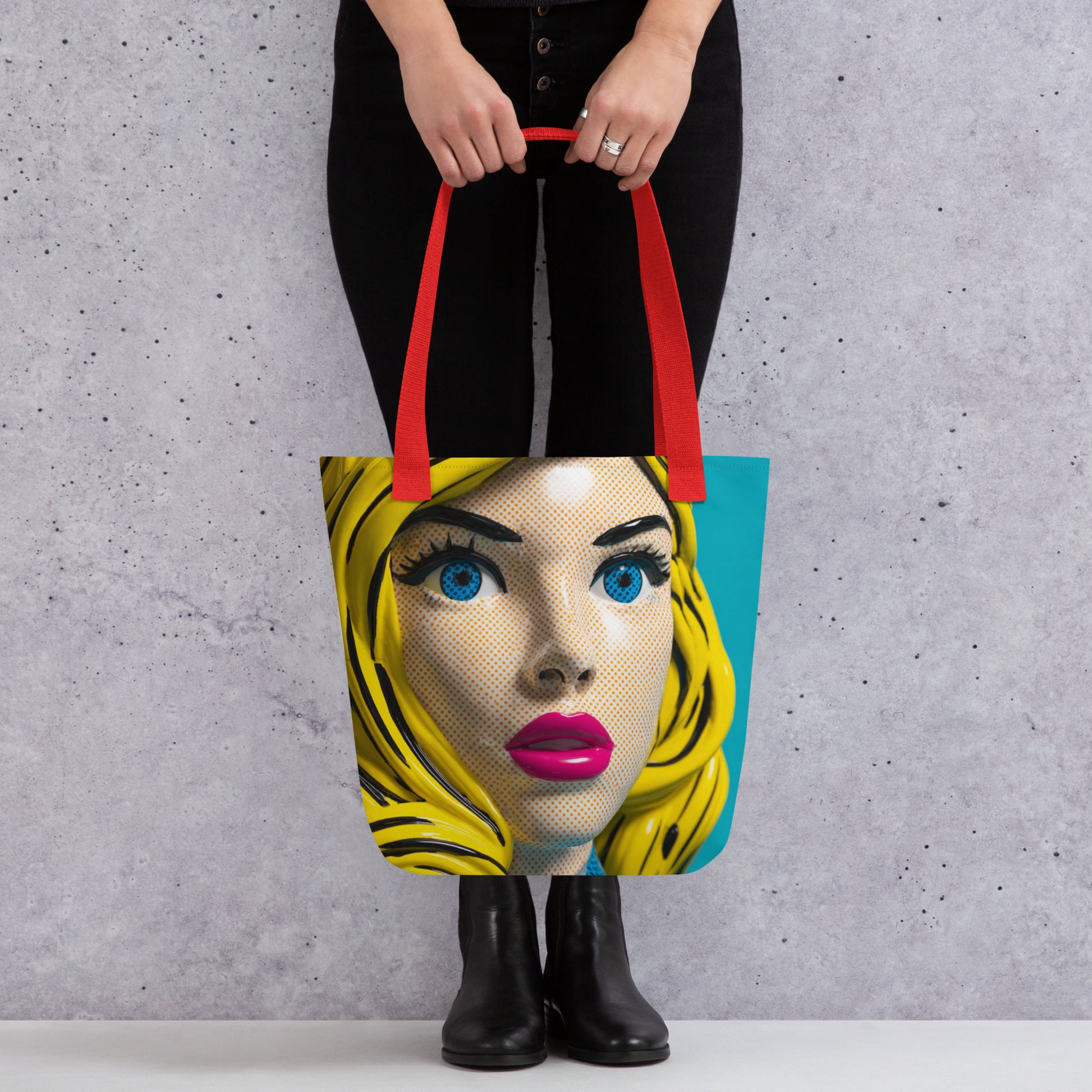 Tote Bag Shopping "POP GIRL" - French Bazar - 8595025_4533