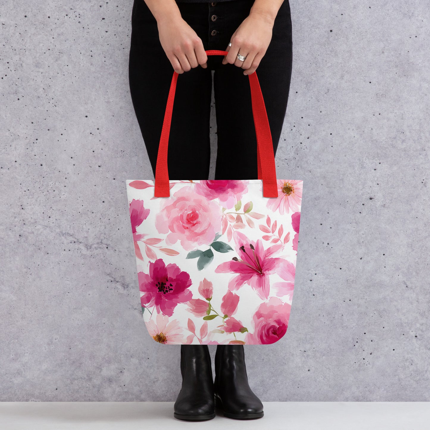 Tote Bag Shopping "ROSE BOUQUET" - French Bazar - 8605277_4533