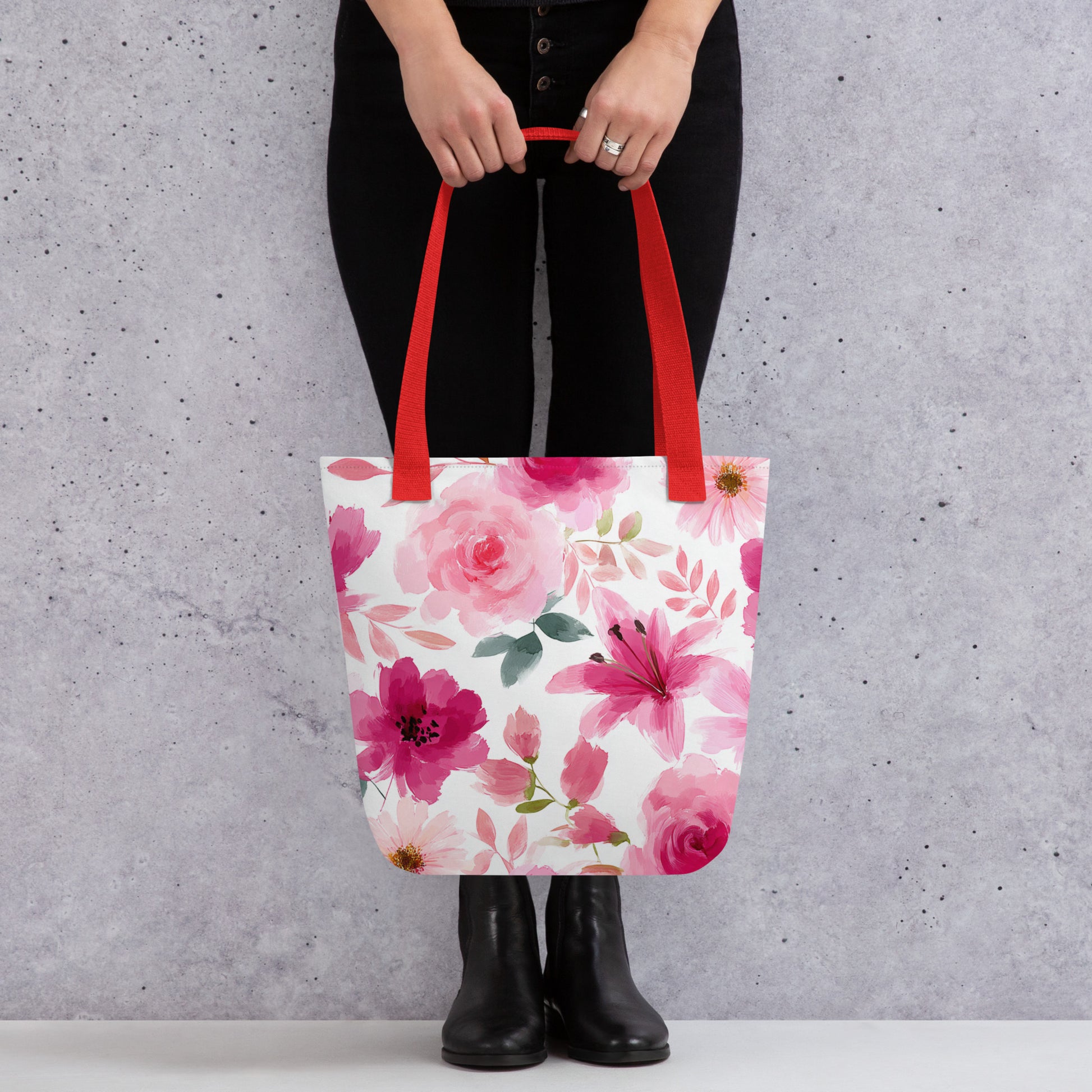 Tote Bag Shopping "ROSE BOUQUET" - French Bazar - 8605277_4533
