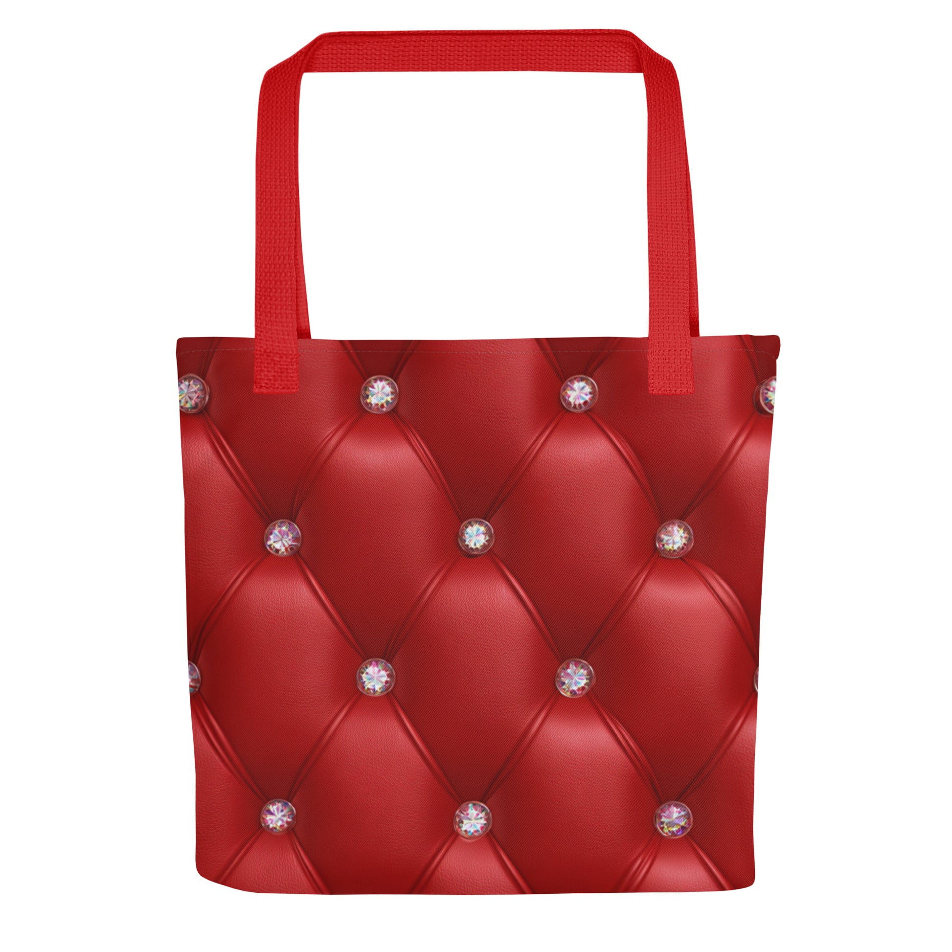 Tote Bag Shopping "STYLE MATELASSÉ ROUGE" - French Bazar - 4139678_4533