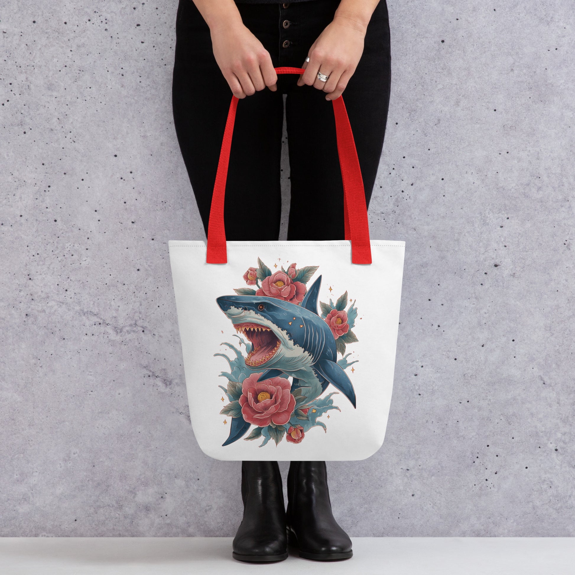 Tote Bag Shopping "SHARK TATTOO" - French Bazar - 7035668_4533