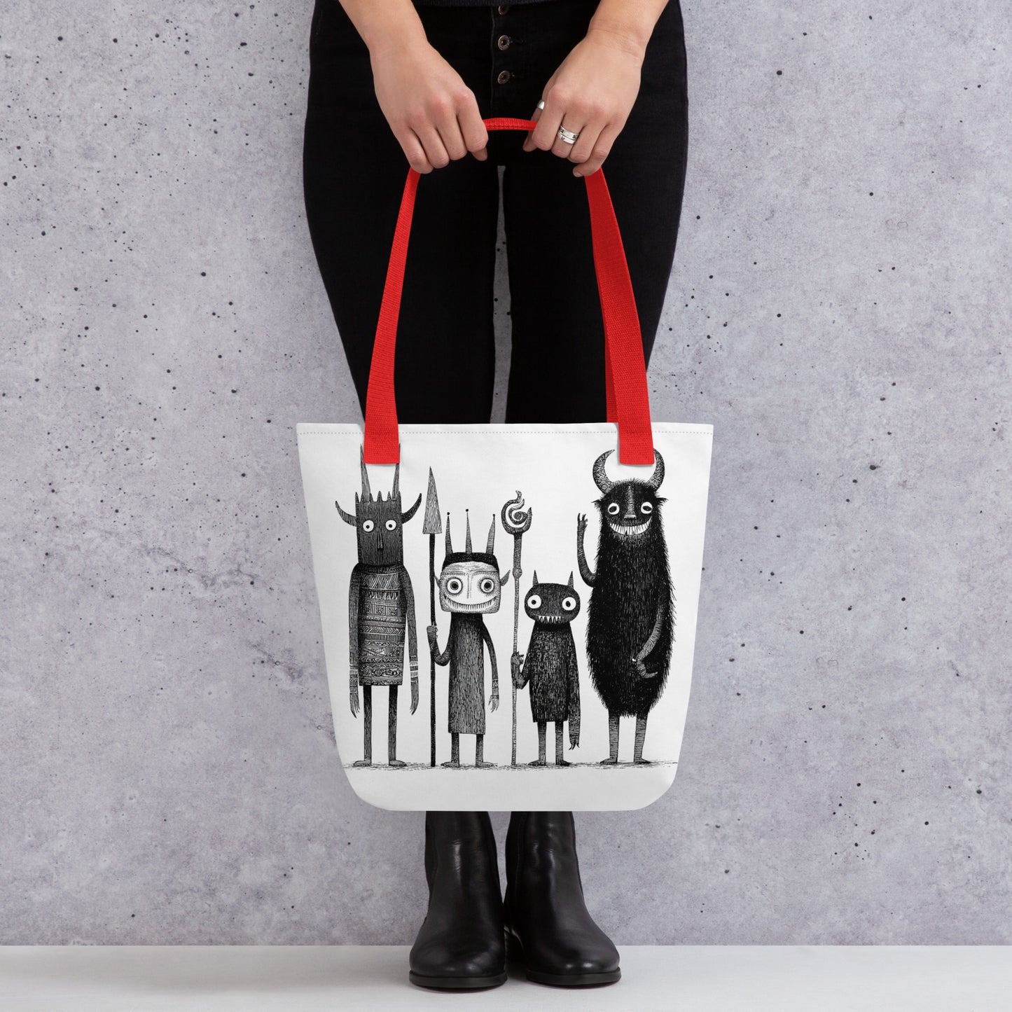 Tote Bag Shopping "ART BRUT" - French Bazar - 9772584_4533
