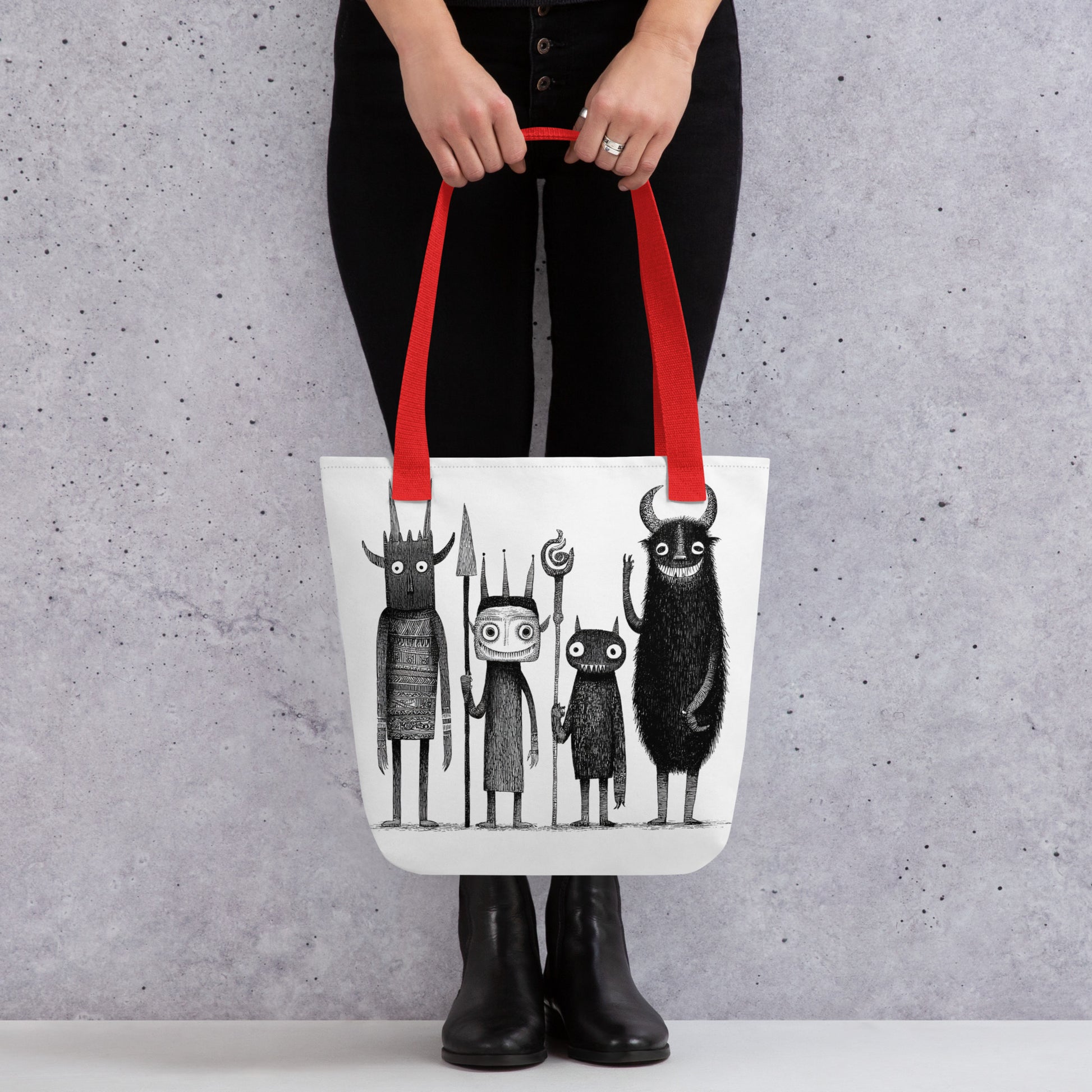 Tote Bag Shopping "ART BRUT" - French Bazar - 9772584_4533
