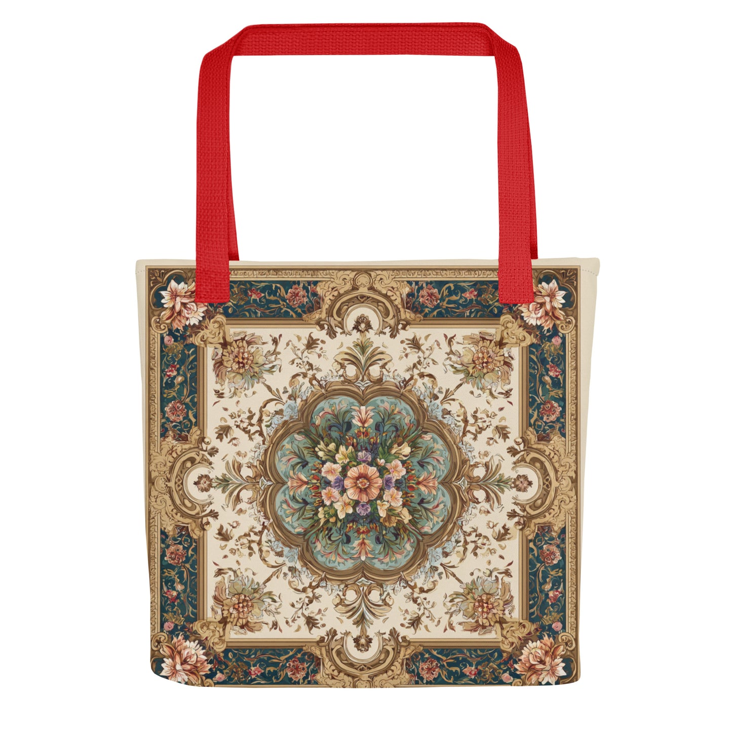 Tote Bag Shopping "CARRÉ FLEURI" - French Bazar - 2971279_4533
