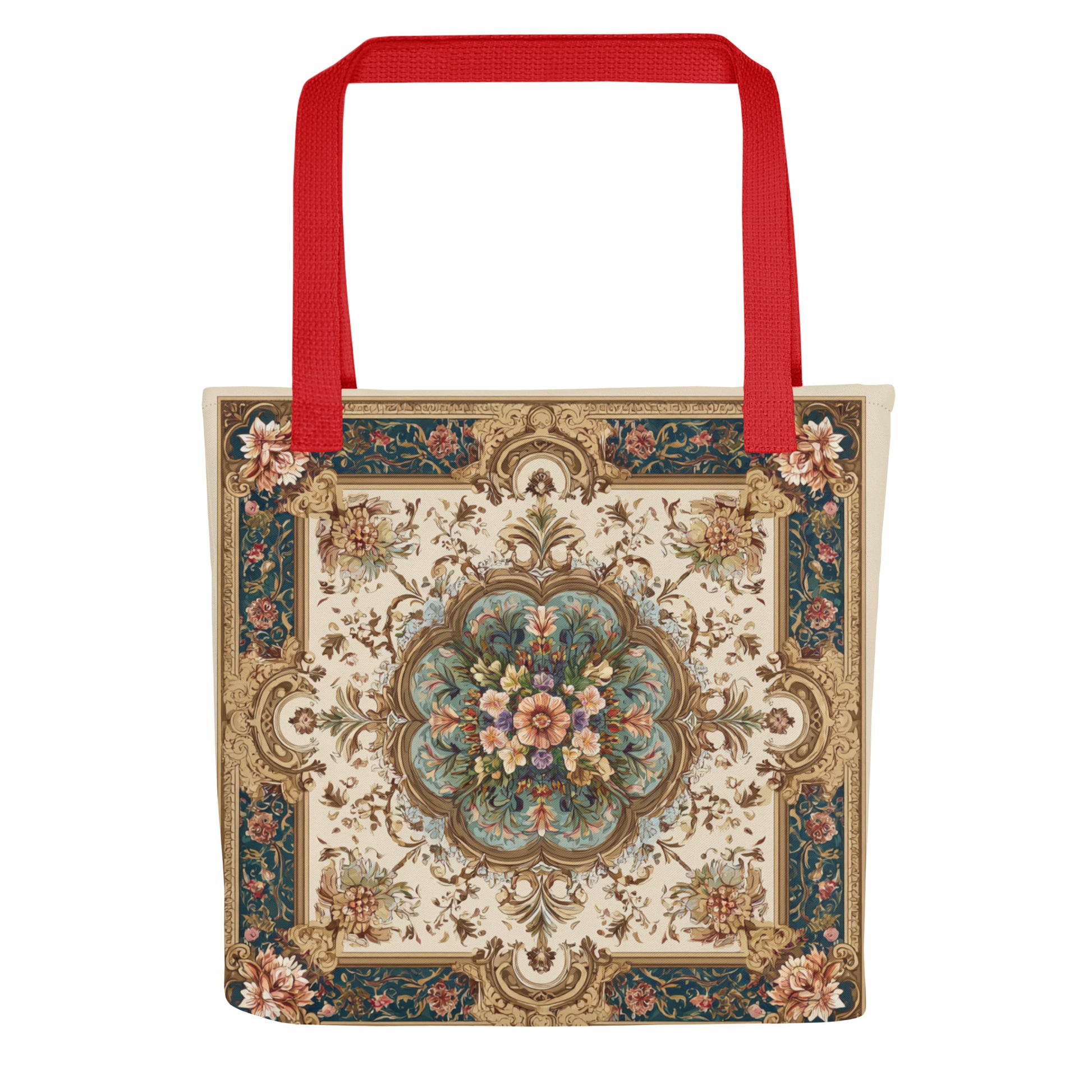 Tote Bag Shopping "CARRÉ FLEURI" - French Bazar - 2971279_4533