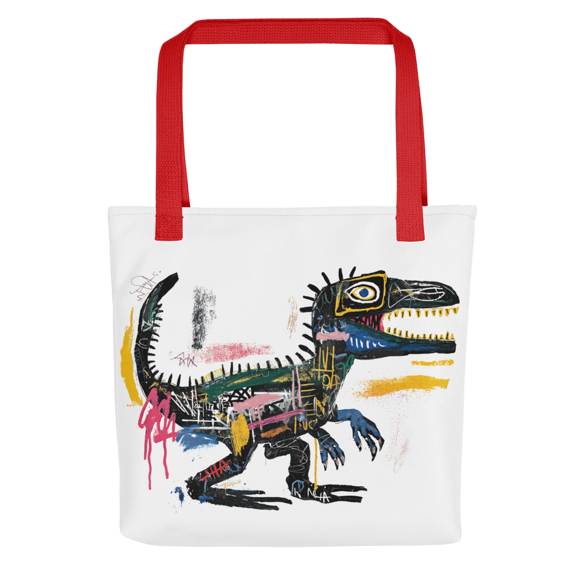 Tote Bag Shopping "BASQUIAT STYLE DINOSAUR" - French Bazar - 6760723_4533