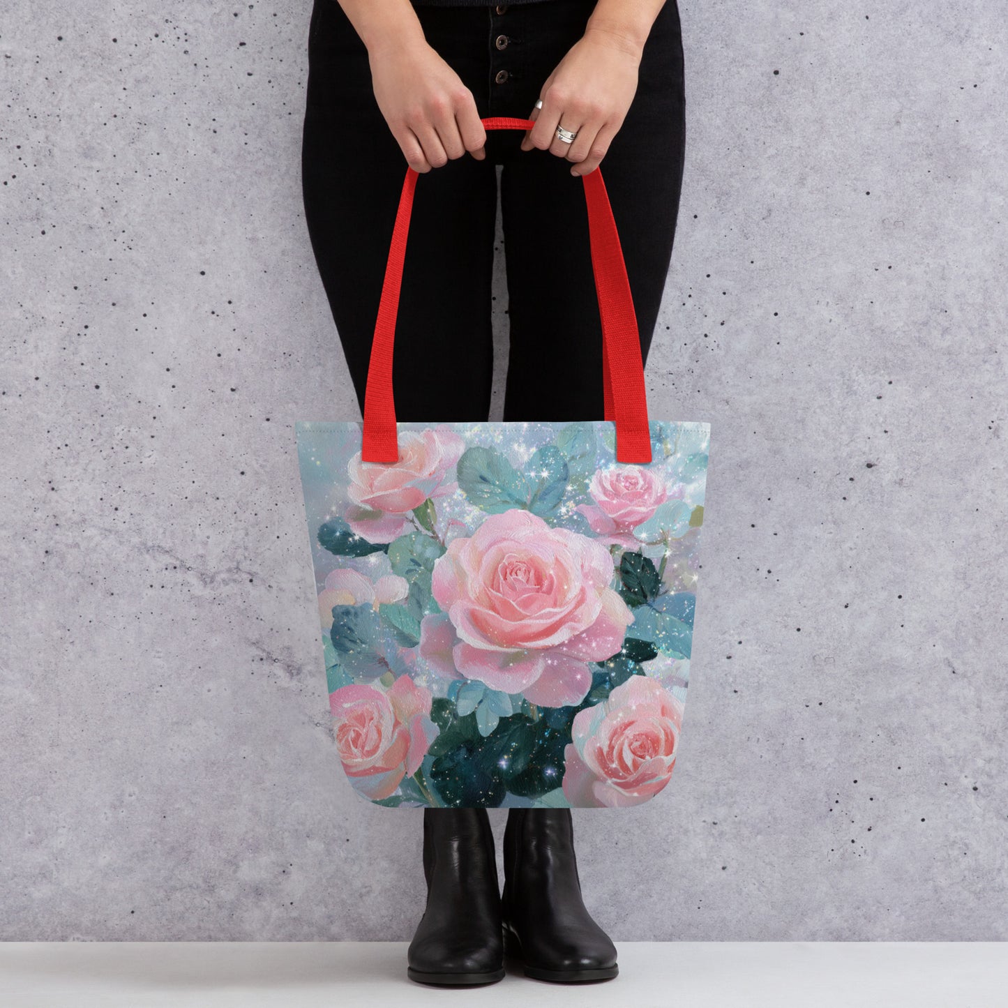 Tote Bag Shopping "SOFT ROSES" - French Bazar - 7491437_4533