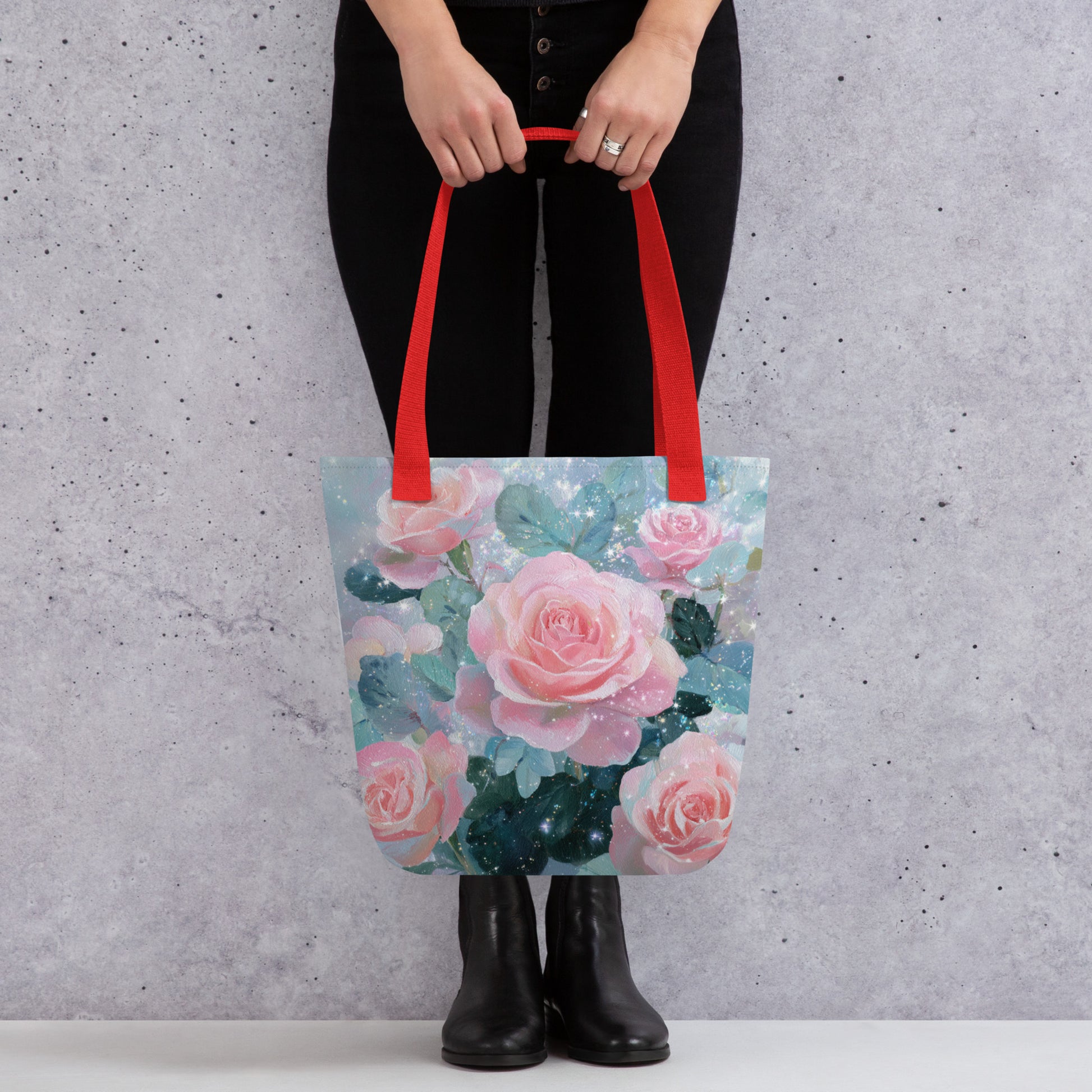Tote Bag Shopping "SOFT ROSES" - French Bazar - 7491437_4533