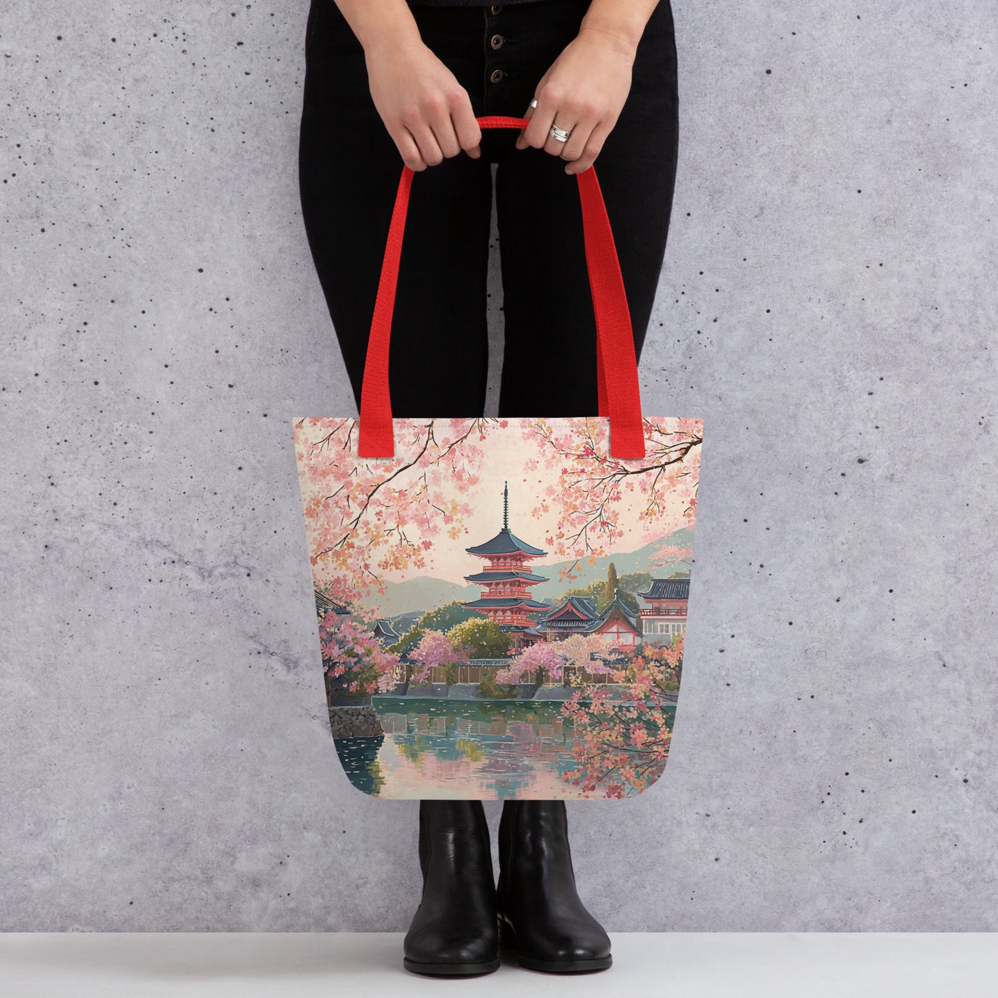 Tote Bag Shopping "TEMPLE JAPONAIS - French Bazar - 2832048_4533