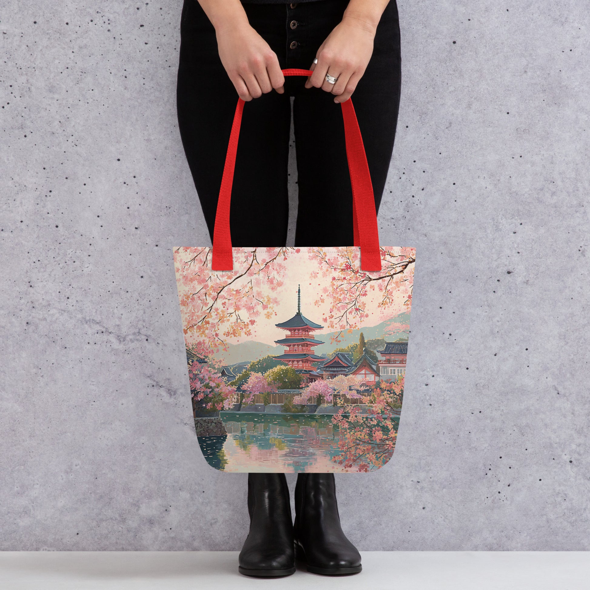 Tote Bag Shopping "TEMPLE JAPONAIS - French Bazar - 2832048_4533