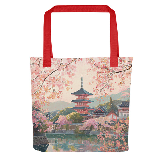 Tote Bag Shopping "TEMPLE JAPONAIS - French Bazar - 2832048_4533