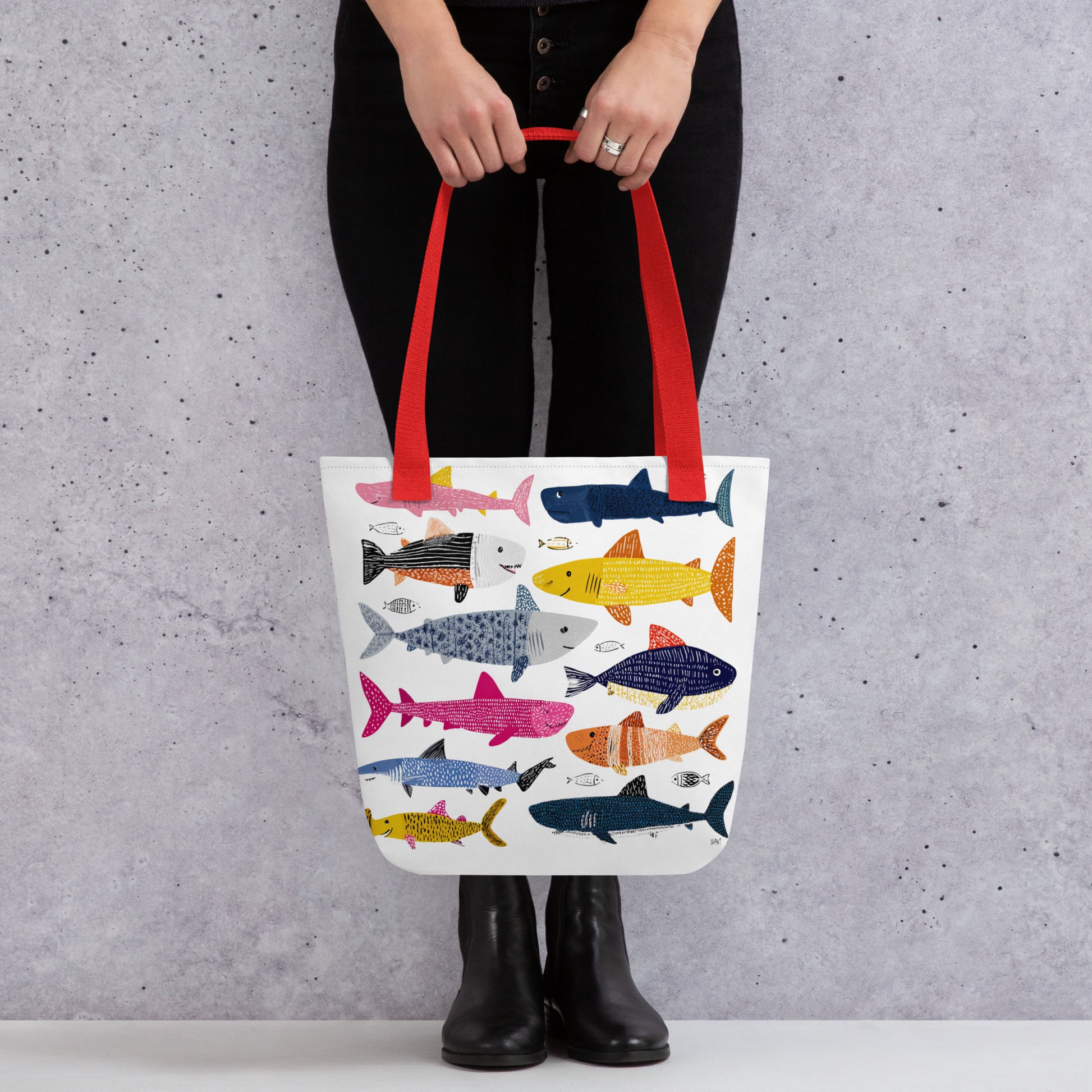 Tote Bag Shopping "SHARKS" - French Bazar - 7782628_4533