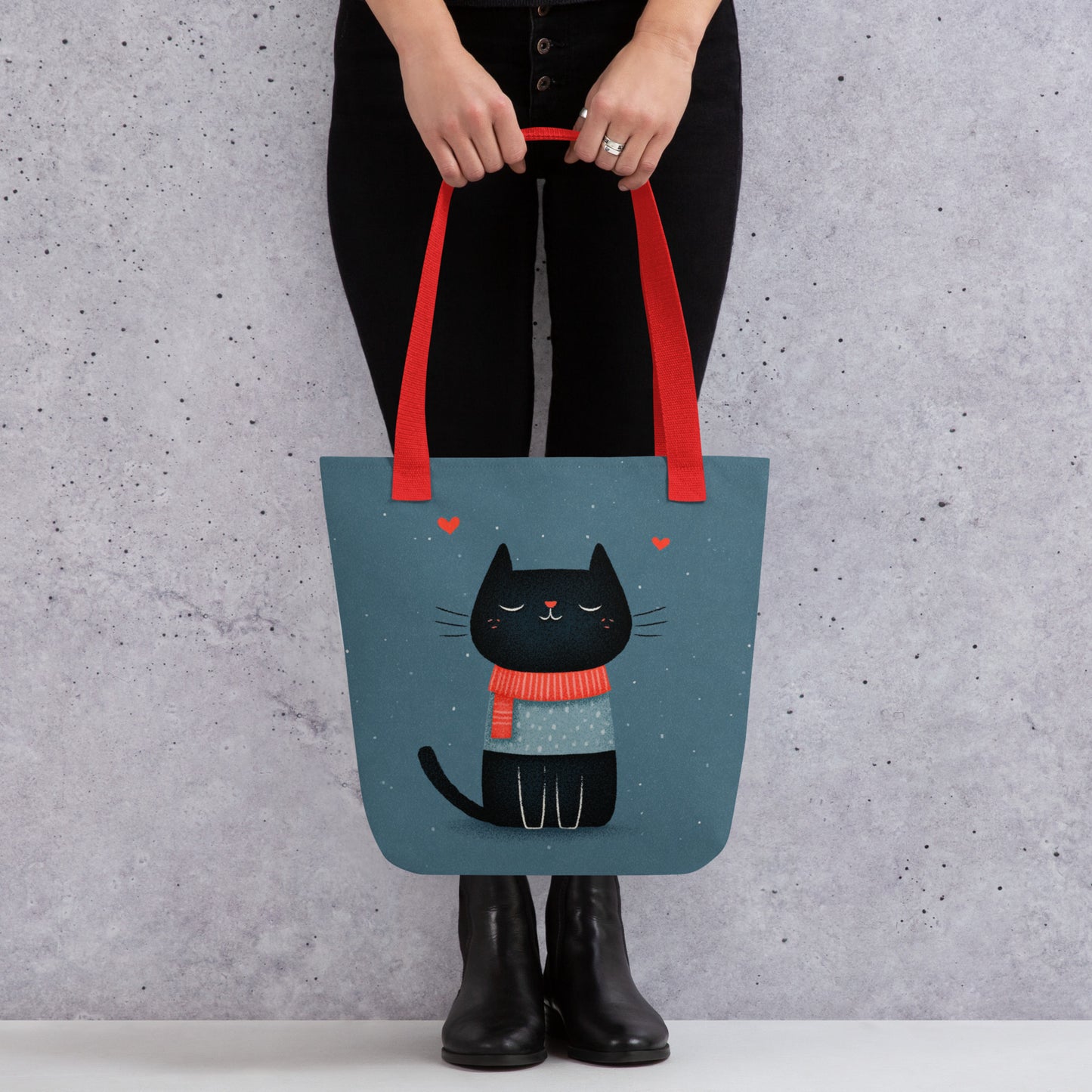 Tote Bag Shopping "CHAT LOVE" - French Bazar - 1318082_4533