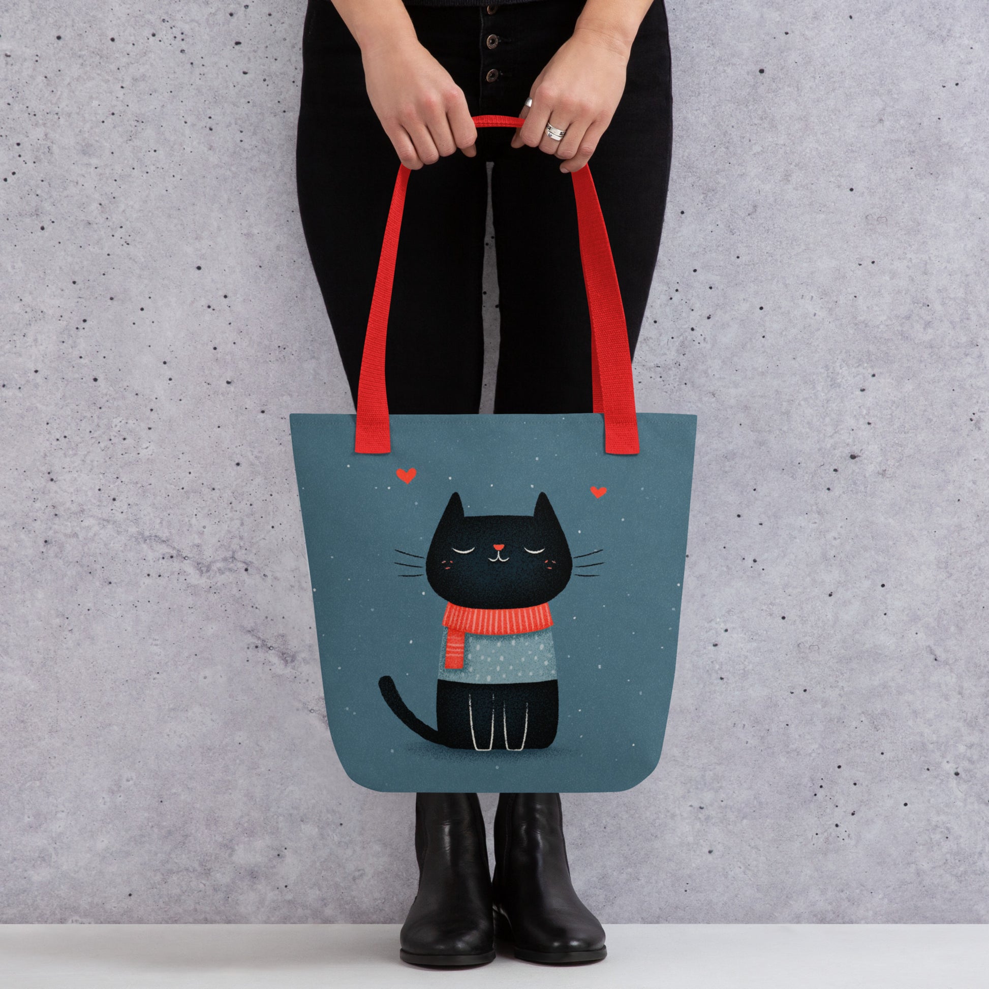 Tote Bag Shopping "CHAT LOVE" - French Bazar - 1318082_4533