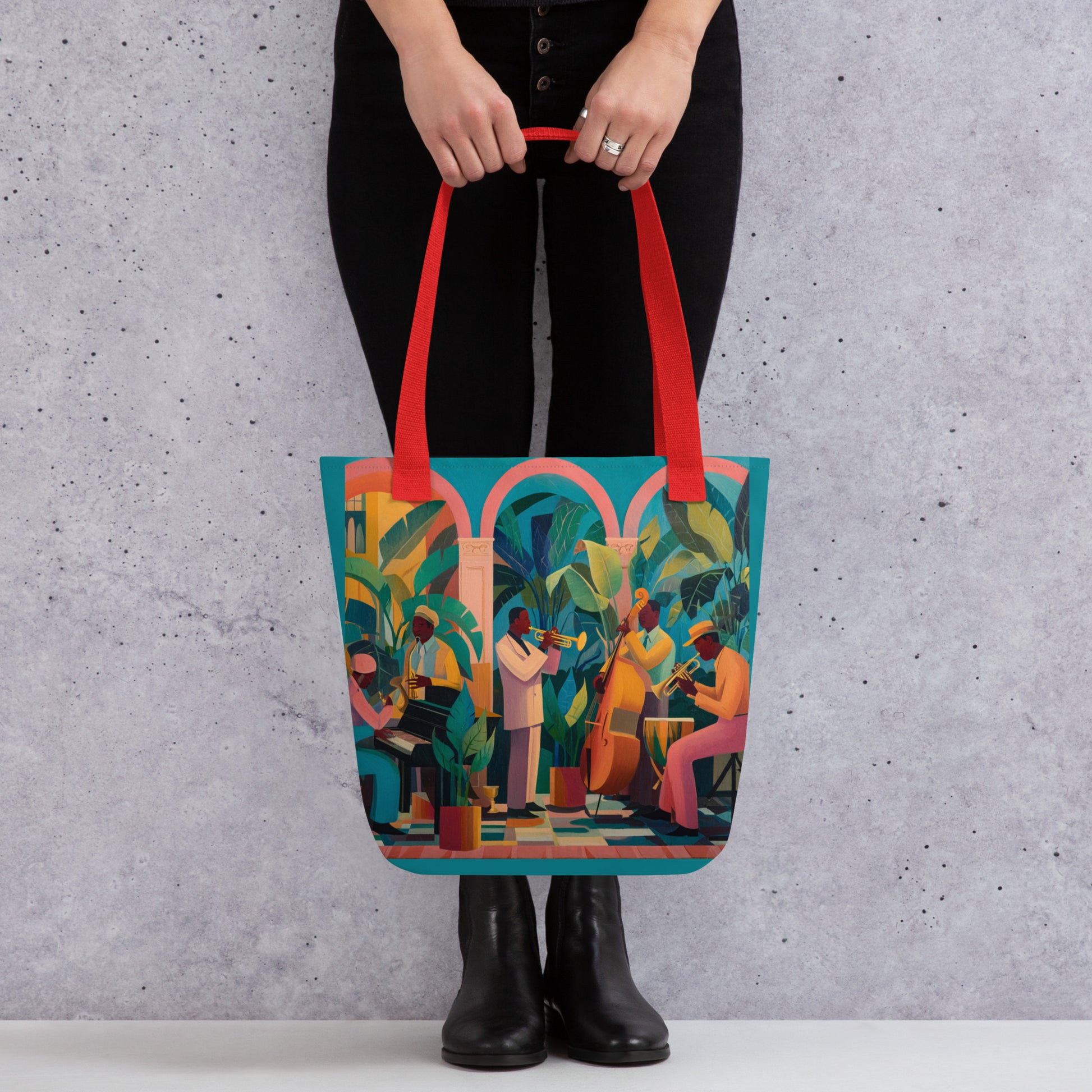 Tote Bag Shopping "JAZZ ORCHESTRA" - French Bazar - 6251578_4533