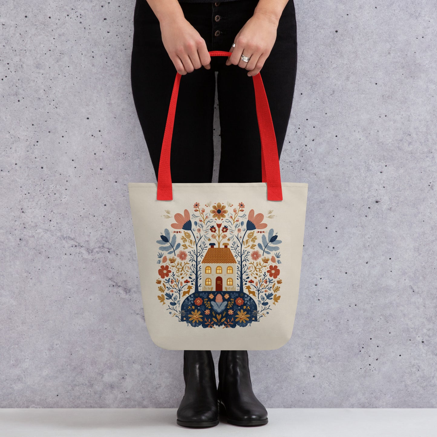 Tote Bag Shopping "SCANDINAVIAN HOME" - French Bazar - 8136605_4533